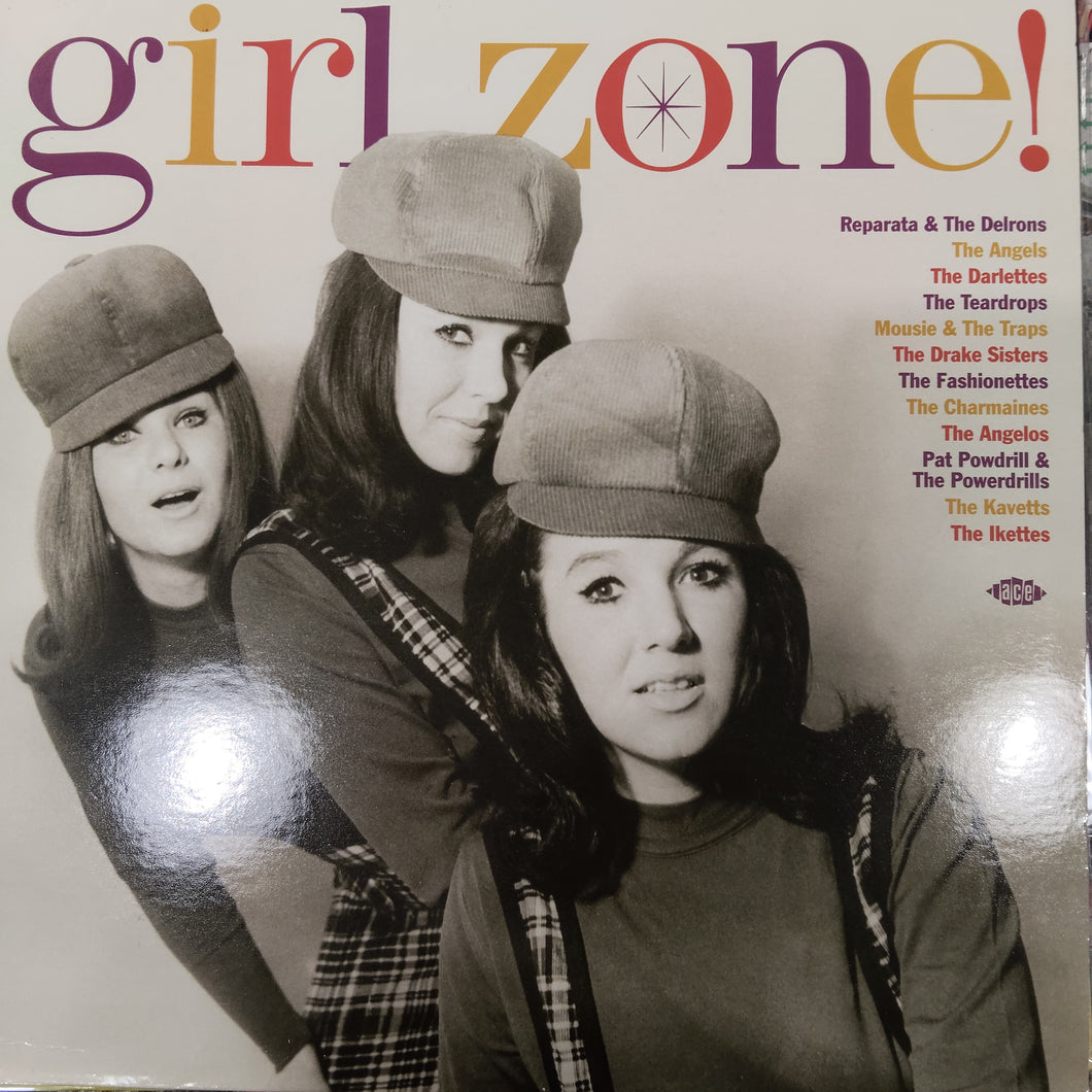 VARIOUS - GIRL ZONE (USED VINYL 2015 U.K./EURO PINK M- EX+)