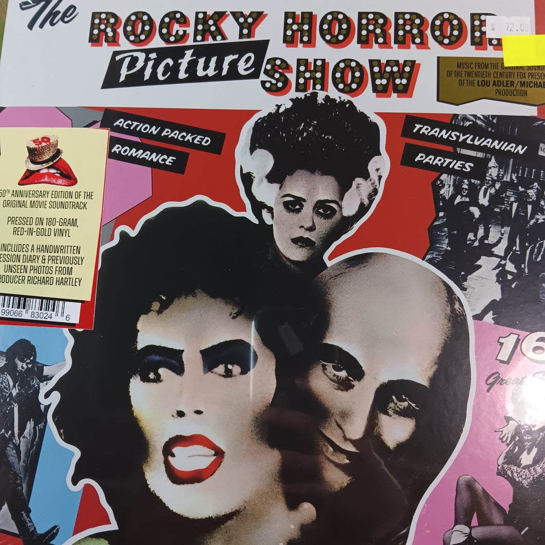 VARIOUS ARTISTS - ROCKY HORROR PICTURE SHOW (RED AND GOLD COLOURED) (50TH ANNIVERSARY) VINYL