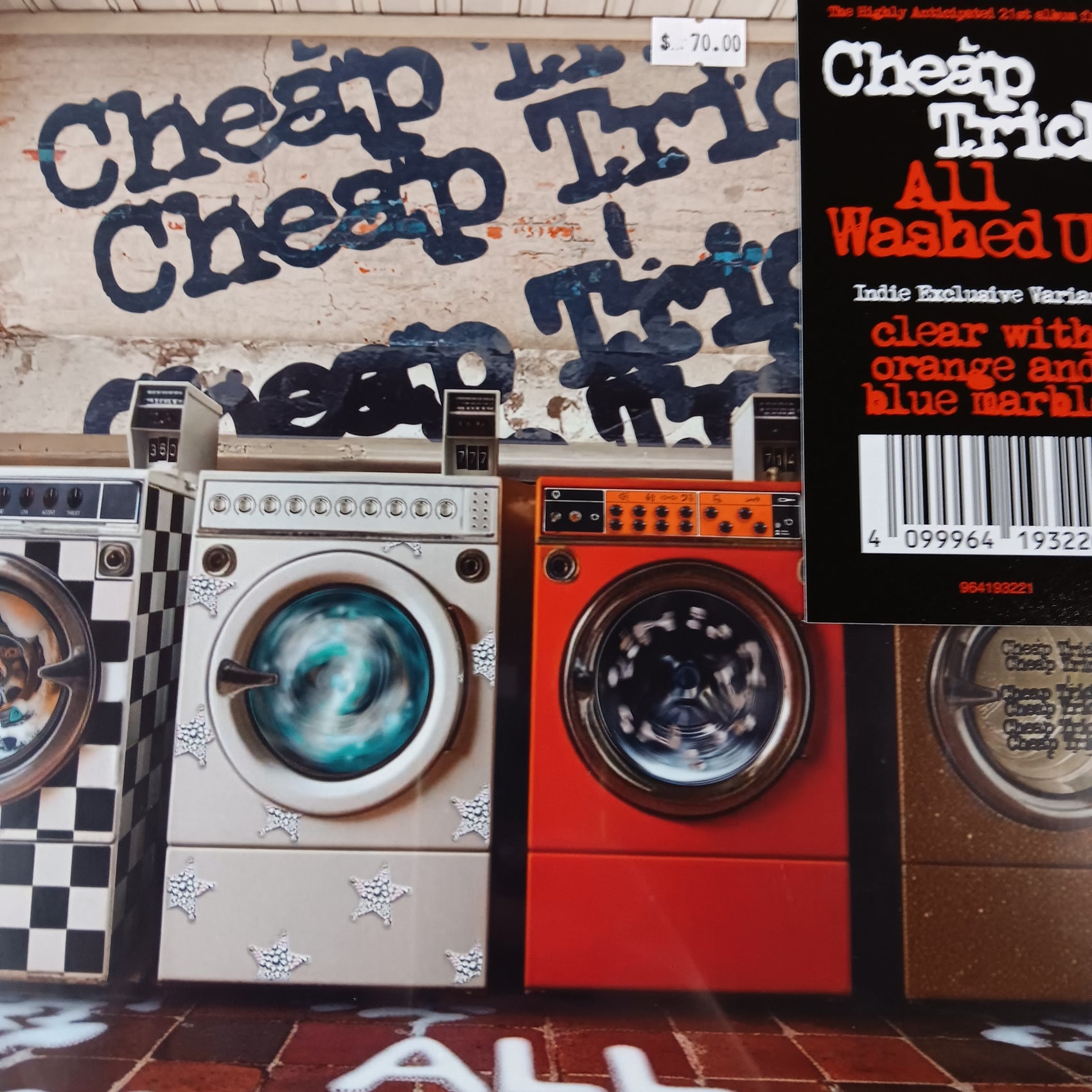 CHEAP TRICK - ALL WASHED UP (INDIE COLOURED) VINYL