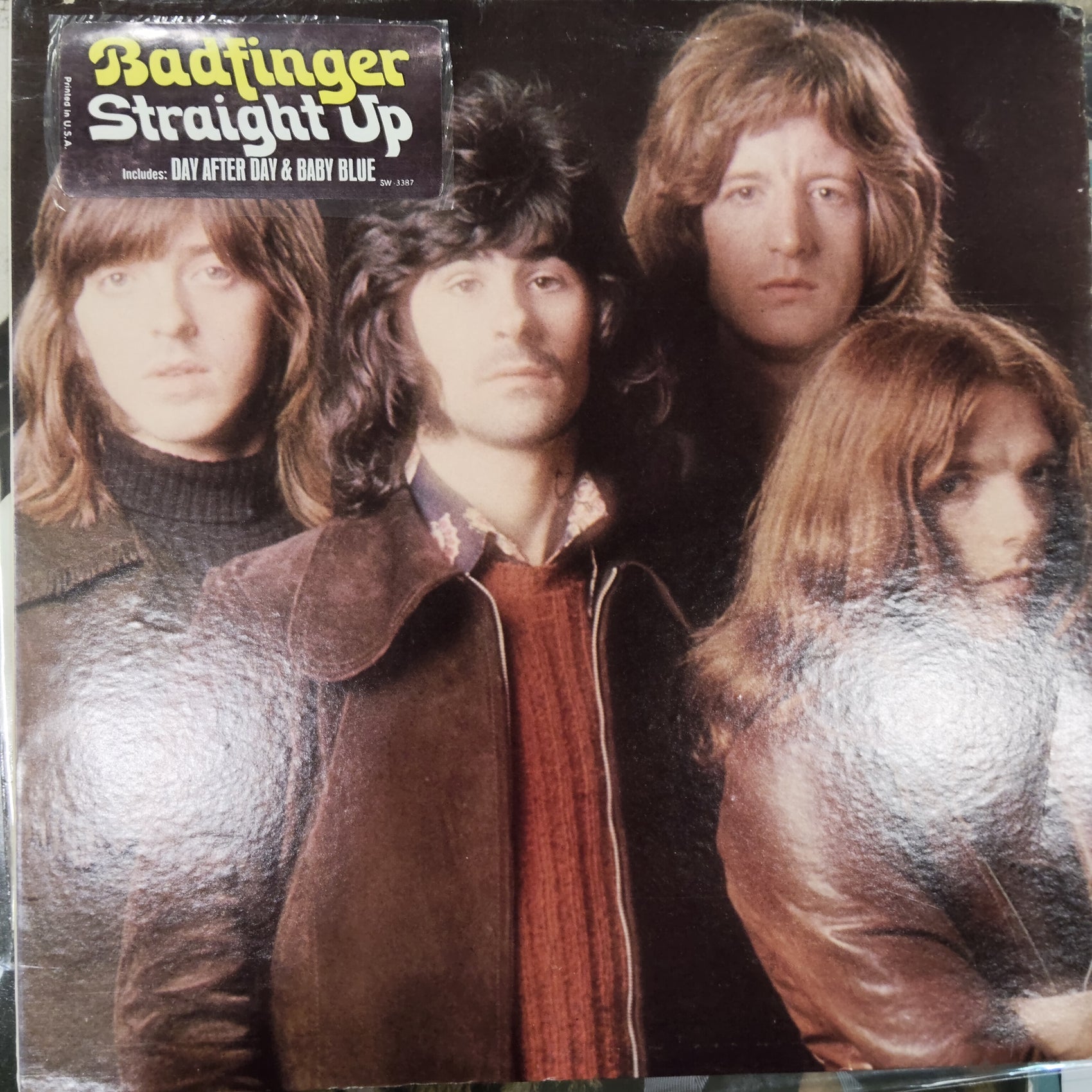 BADFINGER - STRAIGHT UP (USED VINYL 1971 U.S. EX+ EX+)