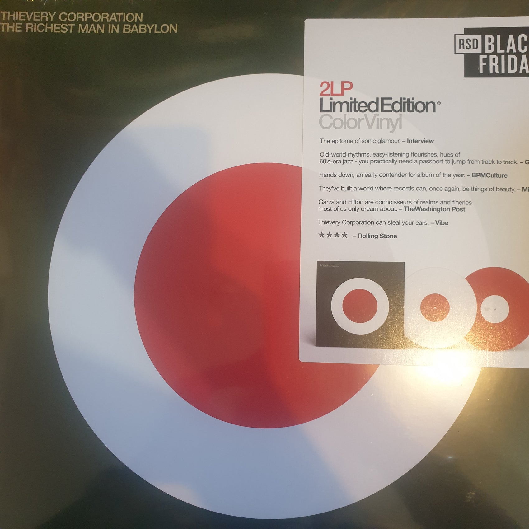 THIEVERY CORPORATION - RICHEST MAN IN BABYLON (2LP) 2024 VINYL