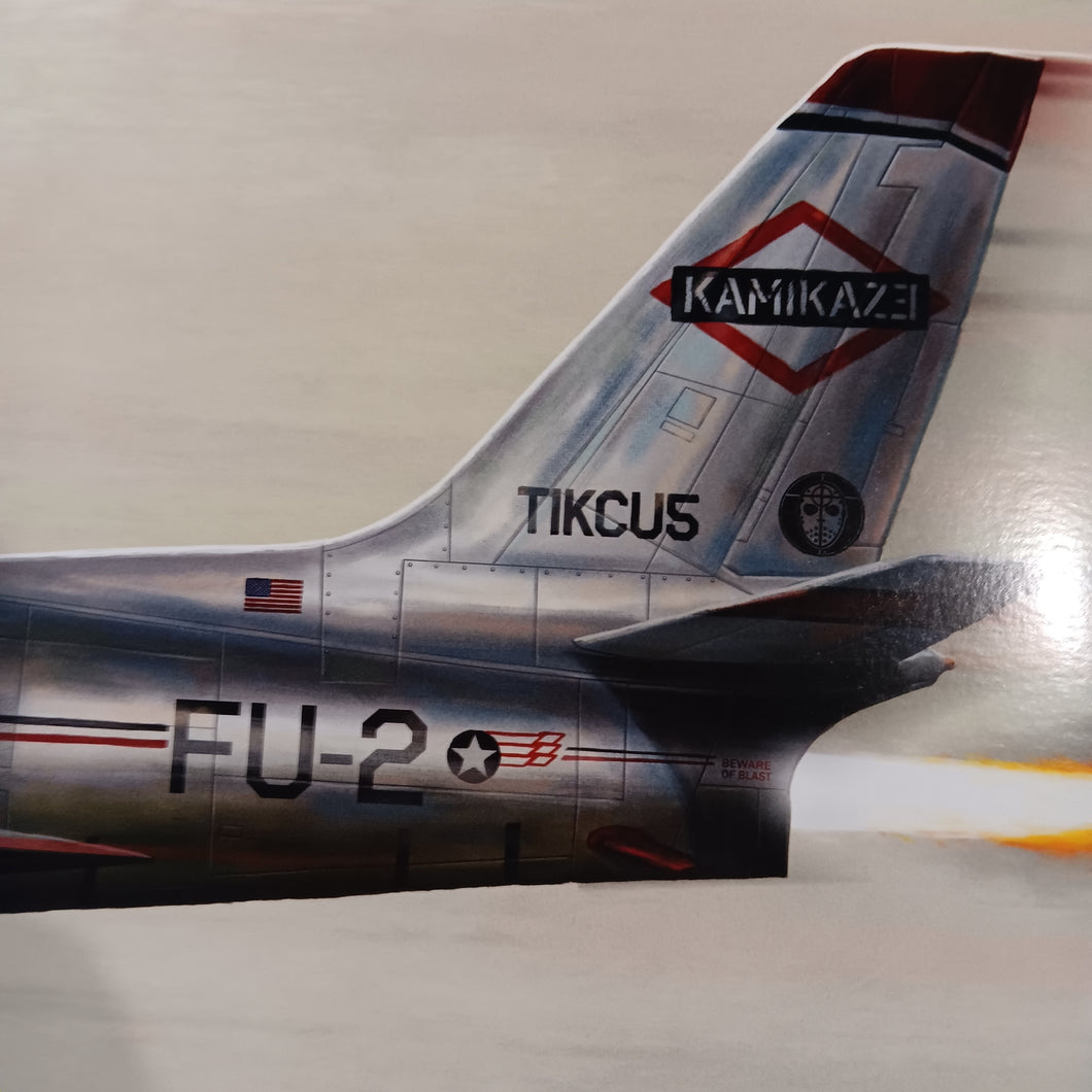 EMINEM - KAMIKAZE (OLIVE GREEN COLOURED) (USED VINYL 2018 IS M-/M-)