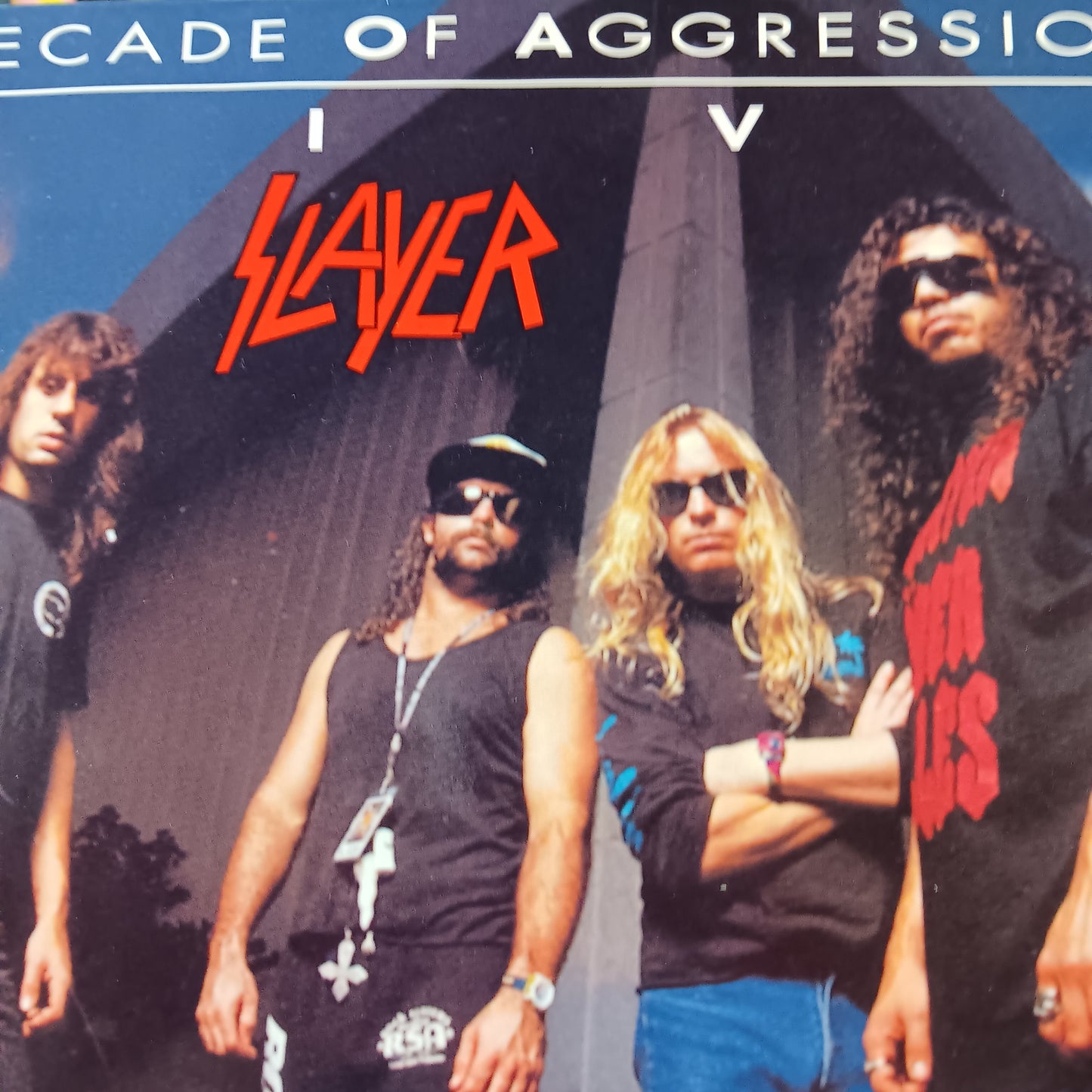 SLAYER - DECADE OF AGRESSION (2LP) (USED VINYL 1991 UK/EURO M-/M-)