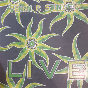 VENOM P. STINGER - LIVE (CLEAR COLOURED)(USED VINYL 1992 US M-/M-)