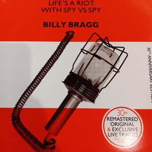 BILLY BRAGG - LIFES A RIOT WITH SPY VS SPY (30TH ANNIVERSARY) (USED VINYL 2013 EURO M-/M-)