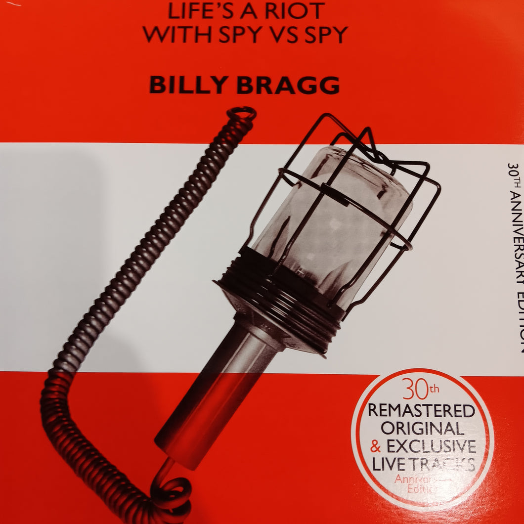 BILLY BRAGG - LIFES A RIOT WITH SPY VS SPY (30TH ANNIVERSARY) (USED VINYL 2013 EURO M-/M-)