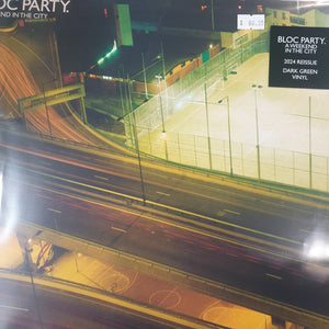 BLOC PARTY - A WEEKEND IN THE CITY (DARK GREEN COLOURED) VINYL