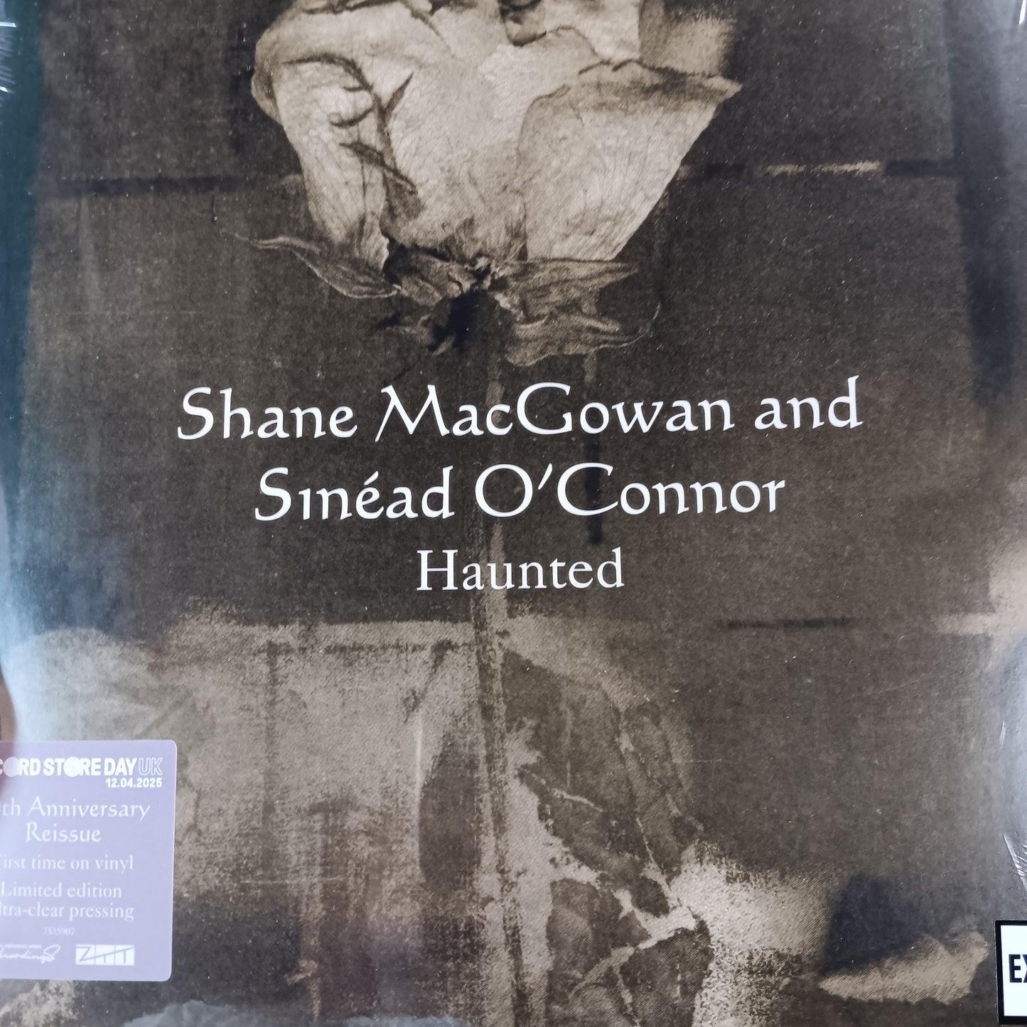 SHANE MACGOWAN AND SINEAD O'CONNOR - HAUNTED (CLEAR COLOURED) (EP) RSD 2025 VINYL