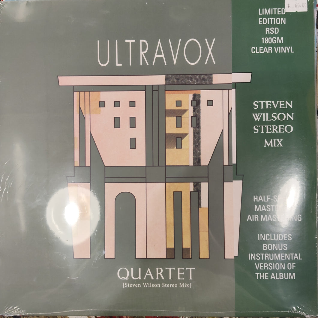 ULTRAVOX - QUARTET (HALF SPEED MASTER - STEVEN WILSON STEREO MIX) CLEAR VINYL
