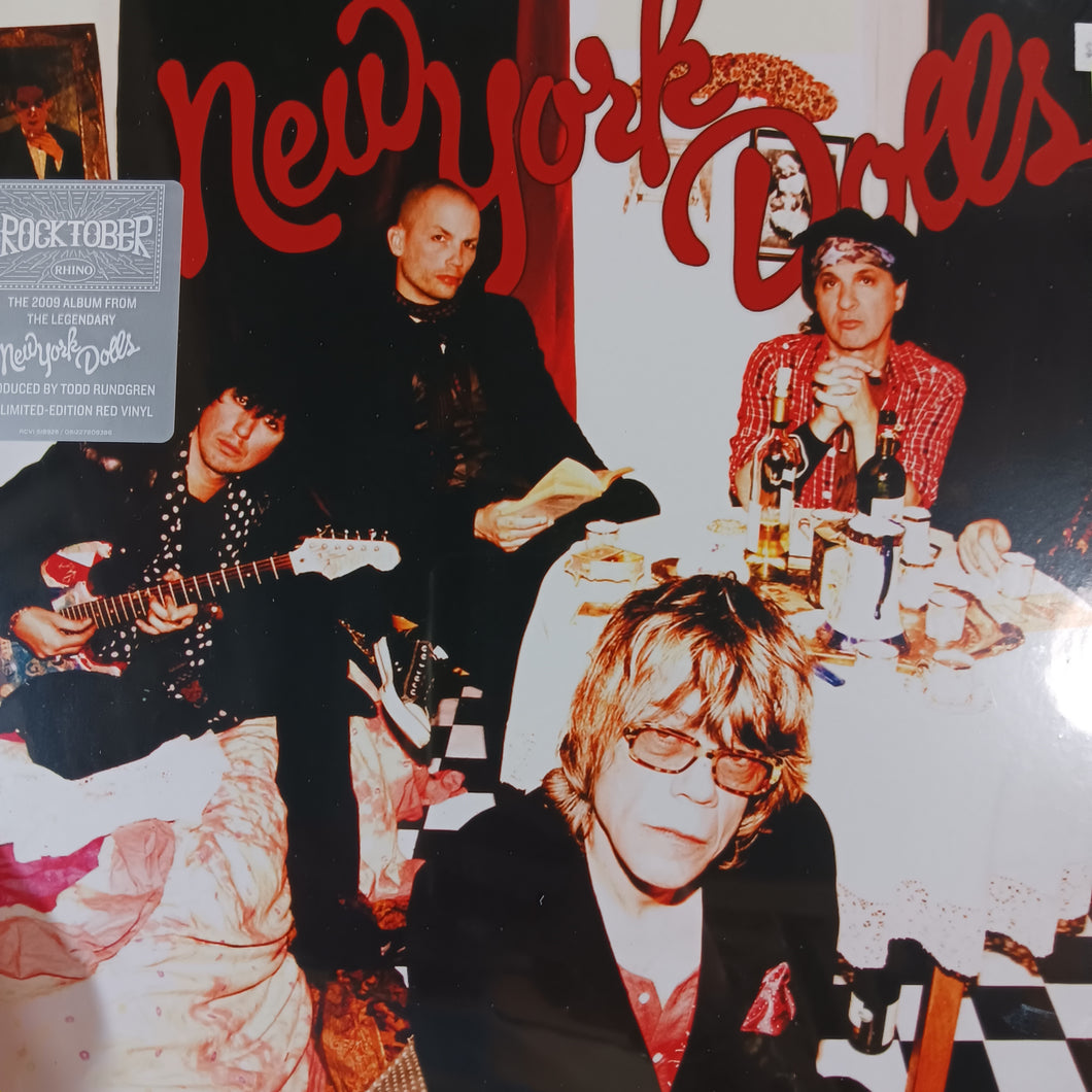 NEW YORK DOLLS - CAUSE I SEZ SO (RED COLOURED) VINYL