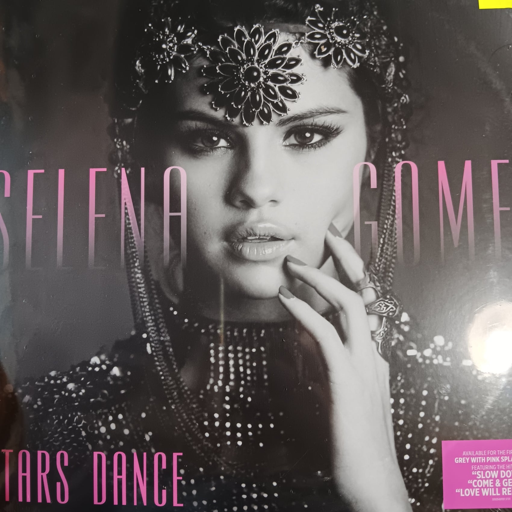 SELENA GOMEZ - STARS DANCE (GREY WITH PINK SPLATTER COLOURED) VINYL