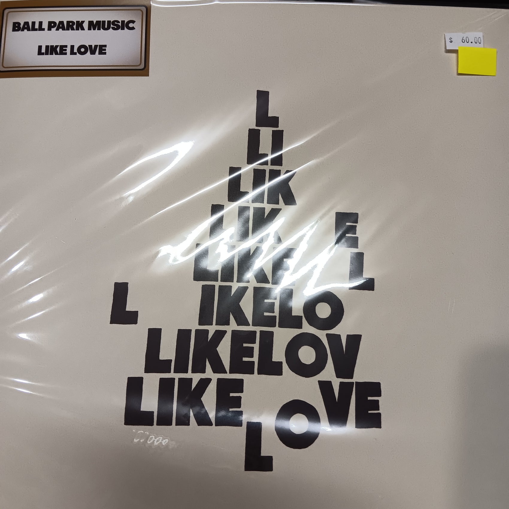 BALL PARK MUSIC - LIKE LOVE (SAFFRON COLOURED) VINYL