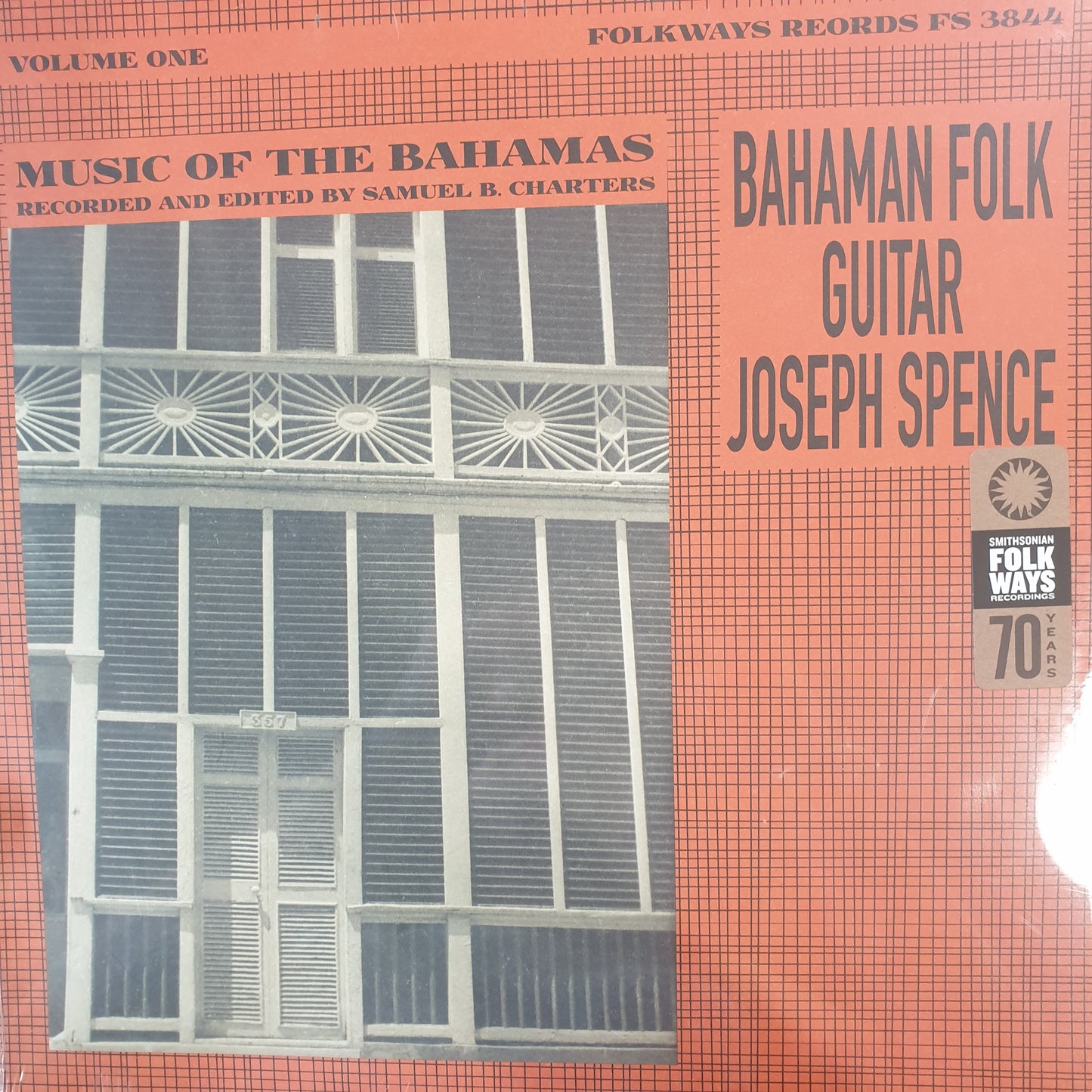 JOSEPH SPENCE - HOUSE OF THE BAHAMAS: BAHAMAN FOLK GUITAR VOL 1 VINYL