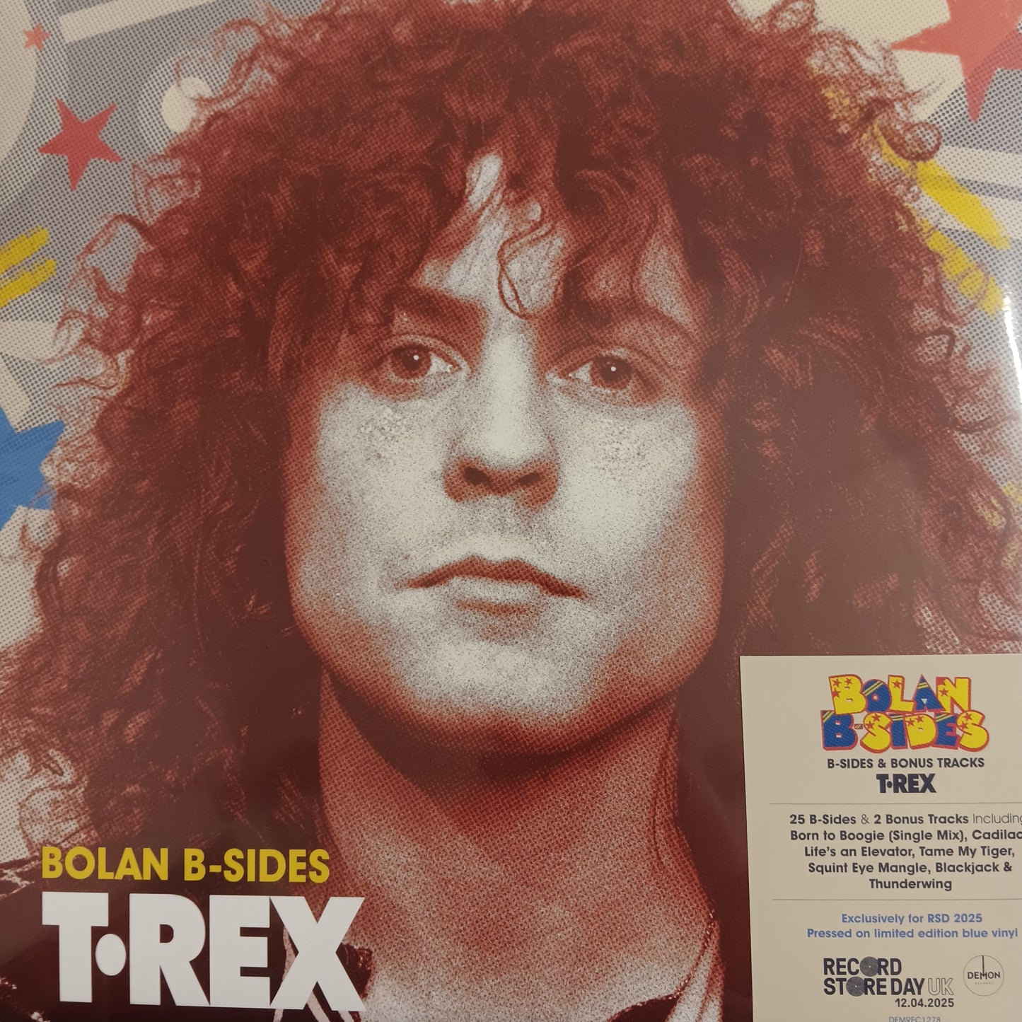 T.REX - BOLAN B-SIDES (BLUE COLOURED) (2LP) RSD 2025 VINYL