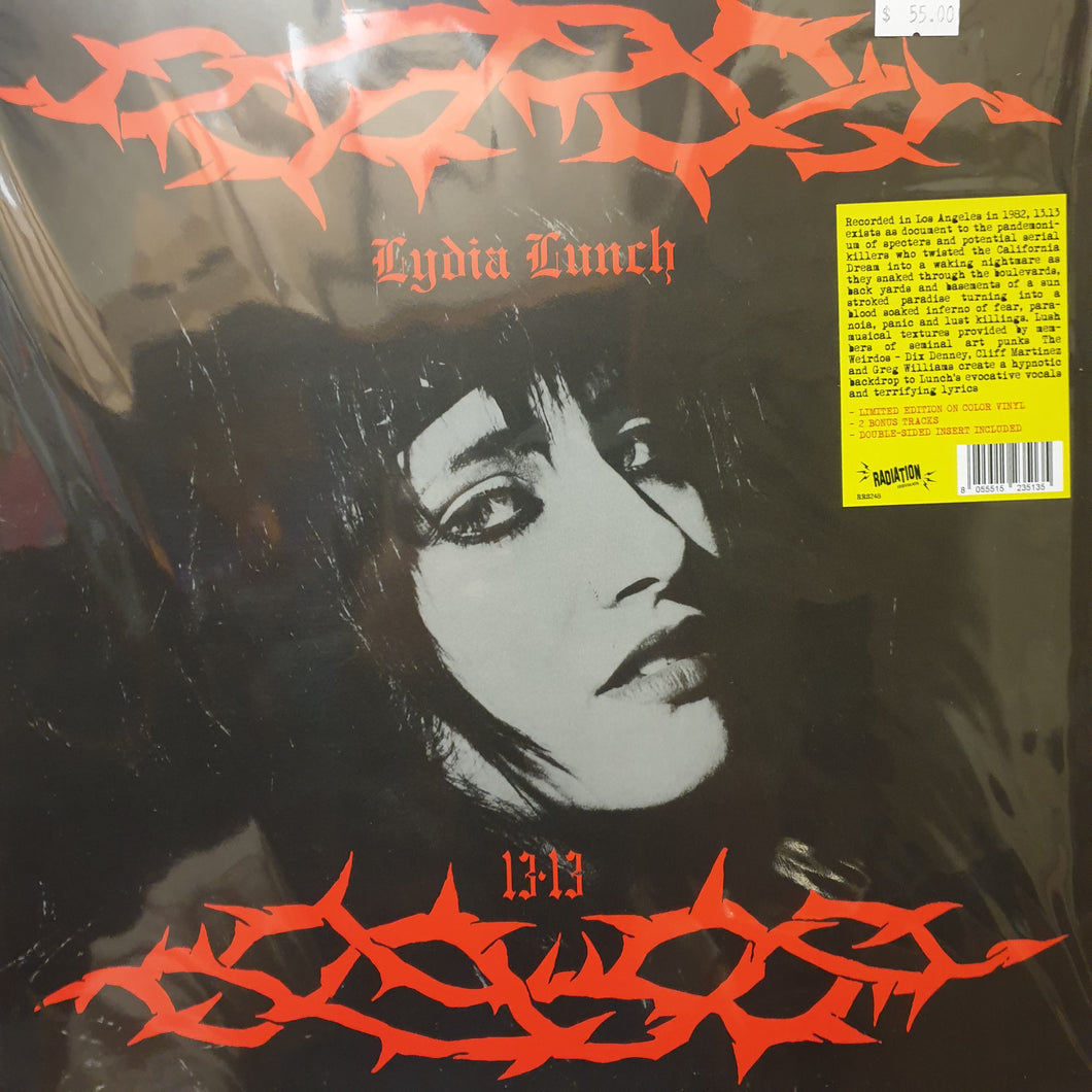 LYDIA LUNCH - 13-13 (COLOURED) VINYL