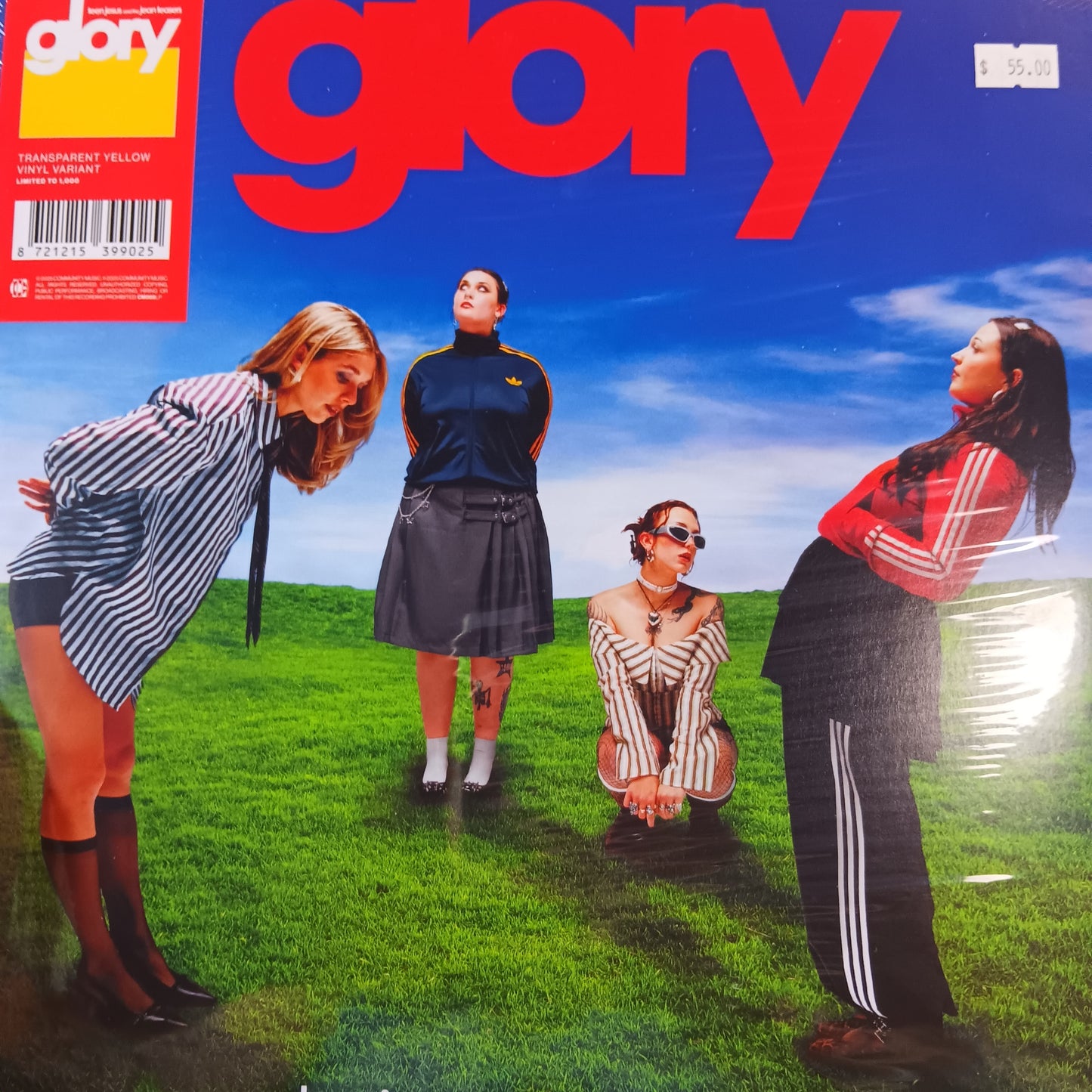 TEEN JESUS AND THE JEAN TEASERS - GLORY (YELLOW COLOURED) VINYL