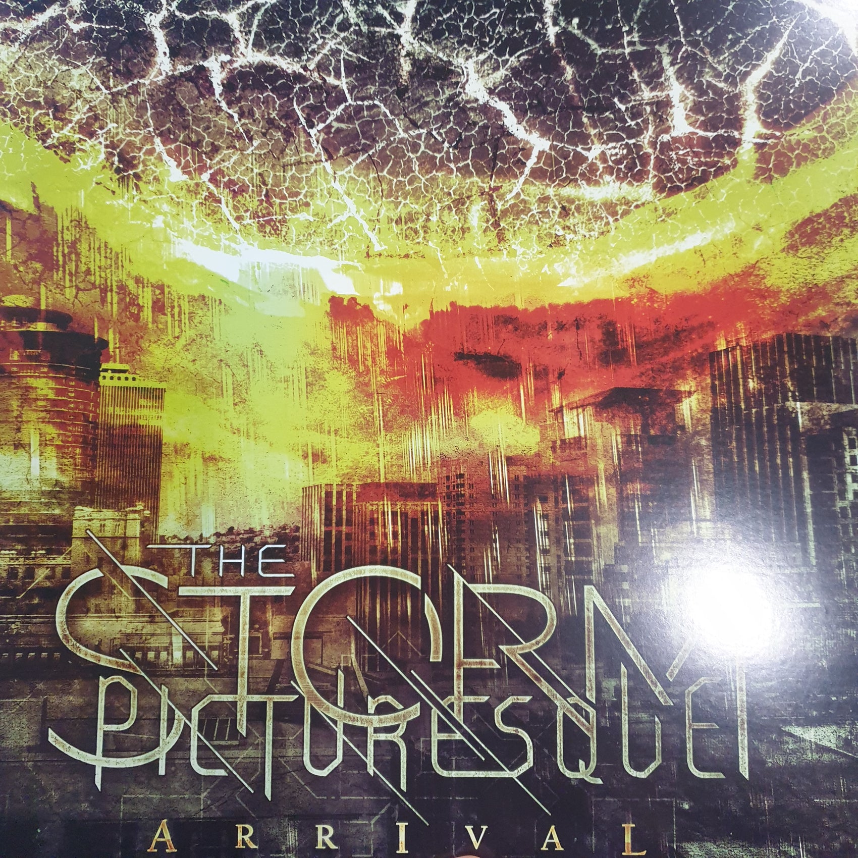 STORM PICTURESQUE - ARRIVAL (YELLOW/RED COLOURED) (USED VINYL 2023 AUS M-/M-)