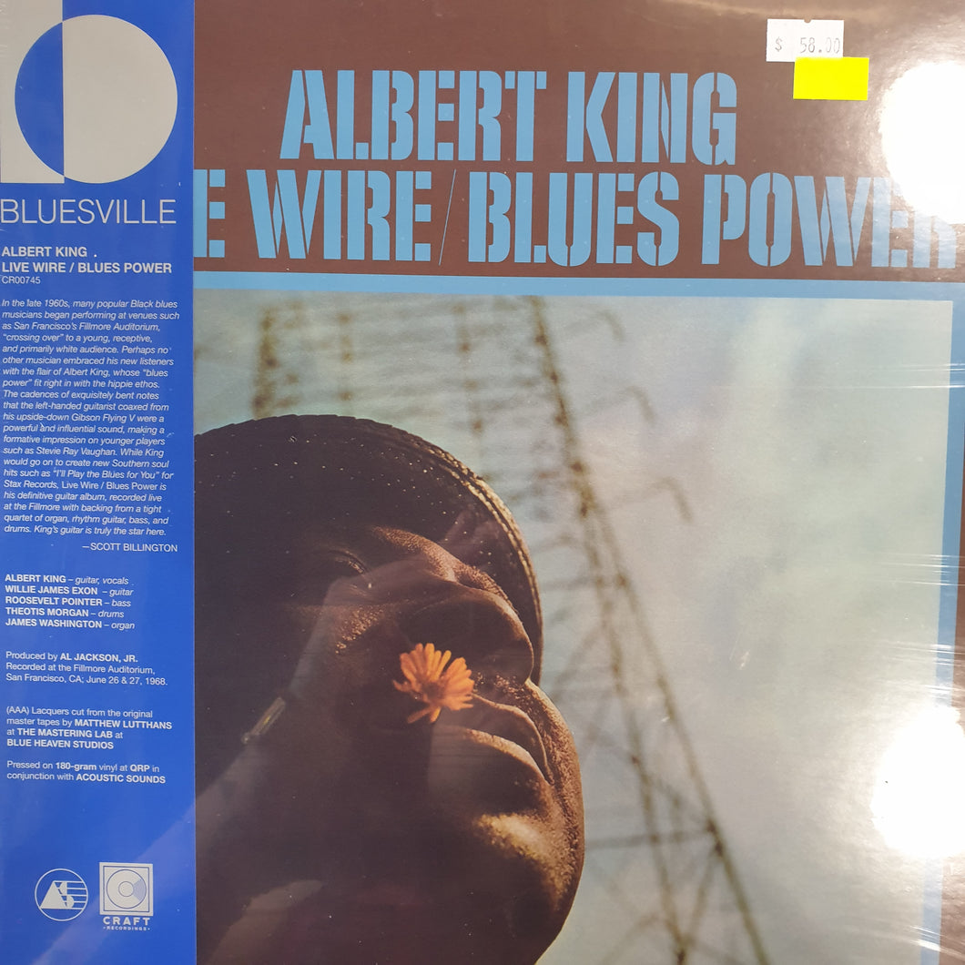 ALBERT KING - LIVE WIRE/BLUES POWER (CRAFT PRESSING) VINYL