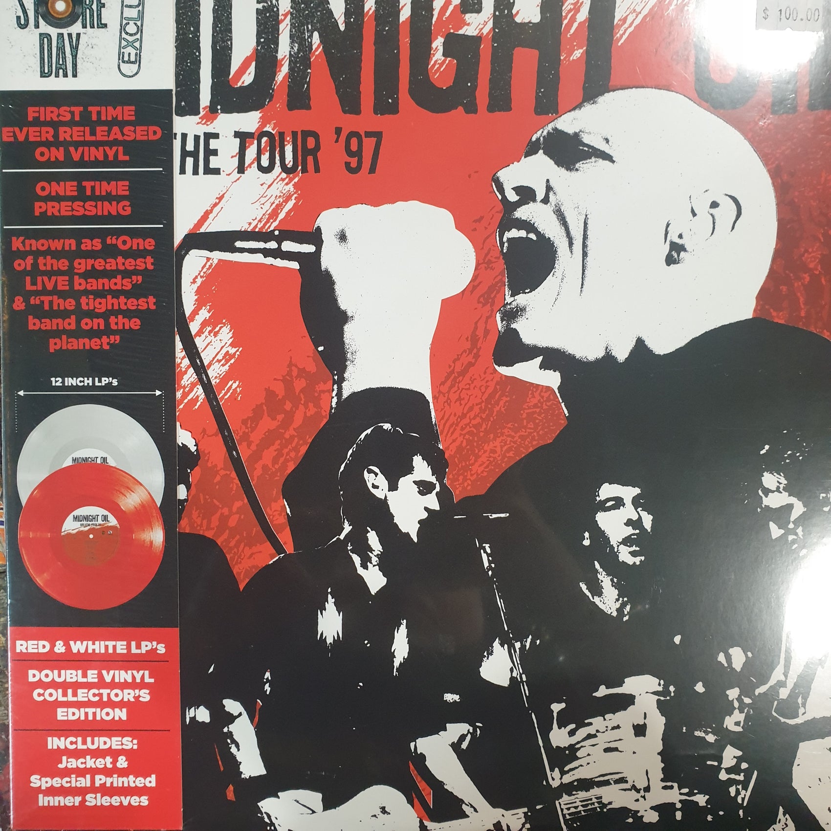 MIDNIGHT OIL - BREATHE (2LP RED/WHITE COLOURED) VINYL