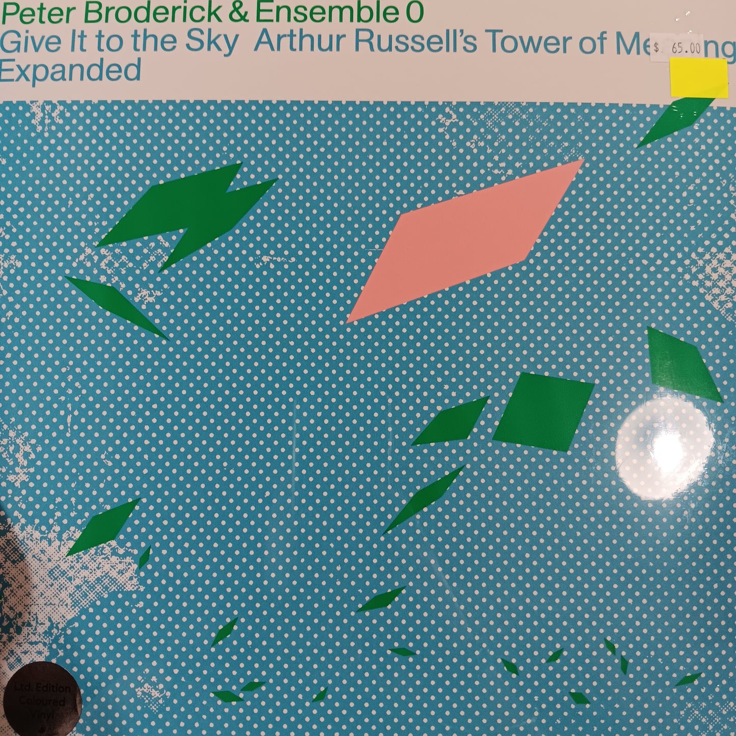 PETER BRODRICK AND ENSEMBLE 0 - GIVE IT TO THE SKY: ARTHUR RUSSELLS TOWER OF MEANING (COLOURED) (2LP) VINYL