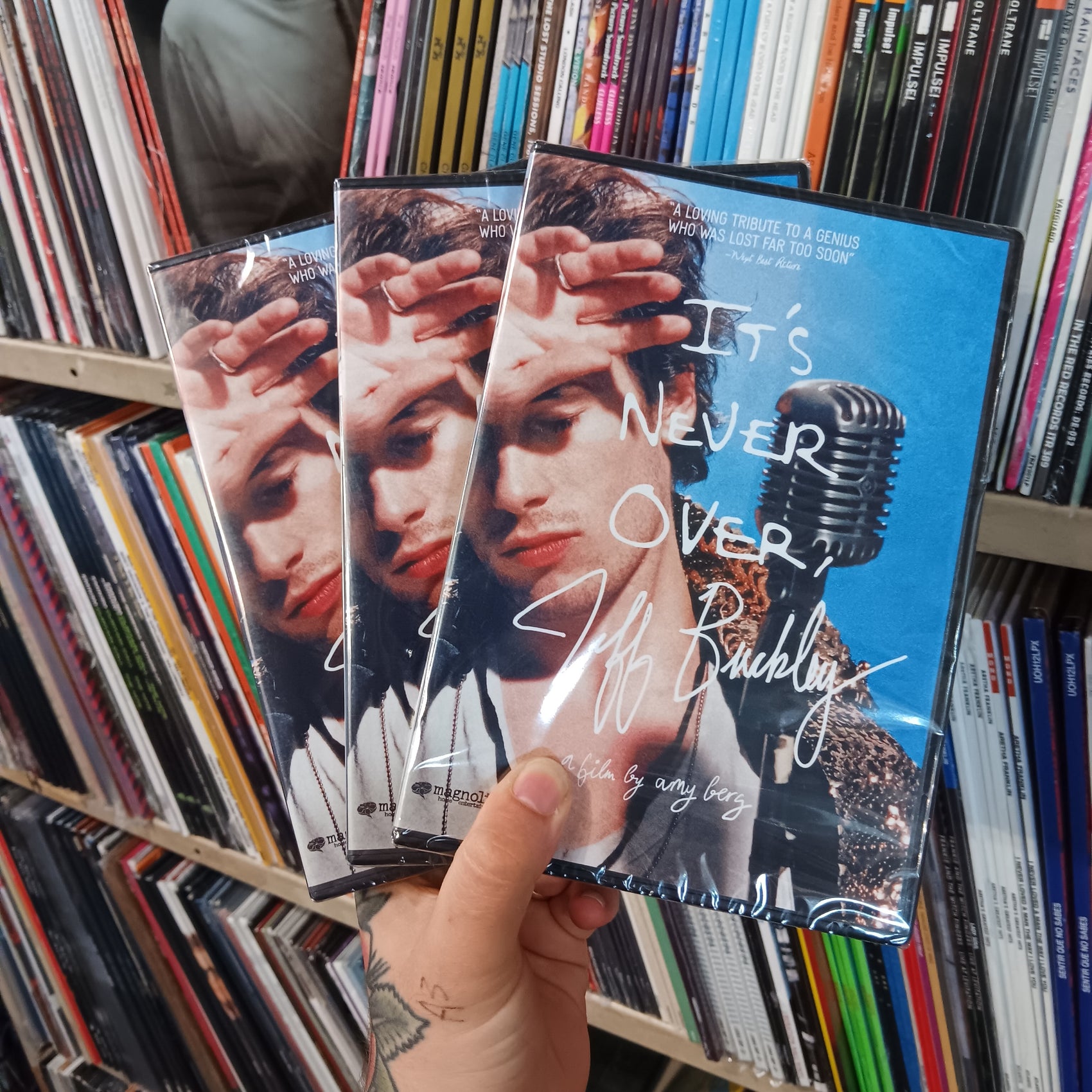 JEFF BUCKLEY - ITS NEVER OVER: A FILM BY AMY BERG DOCUMENTARY DVD