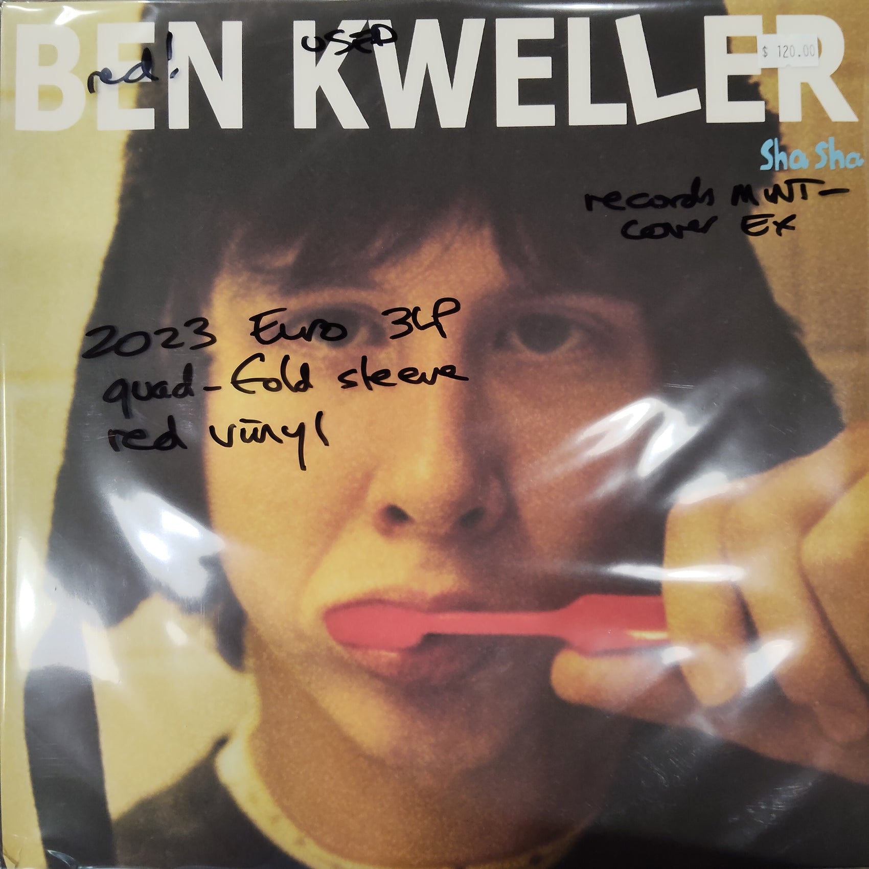 BEN KWELLER - SHA SHA (USED VINYL 2023 EURO 3LP RED M- EX)