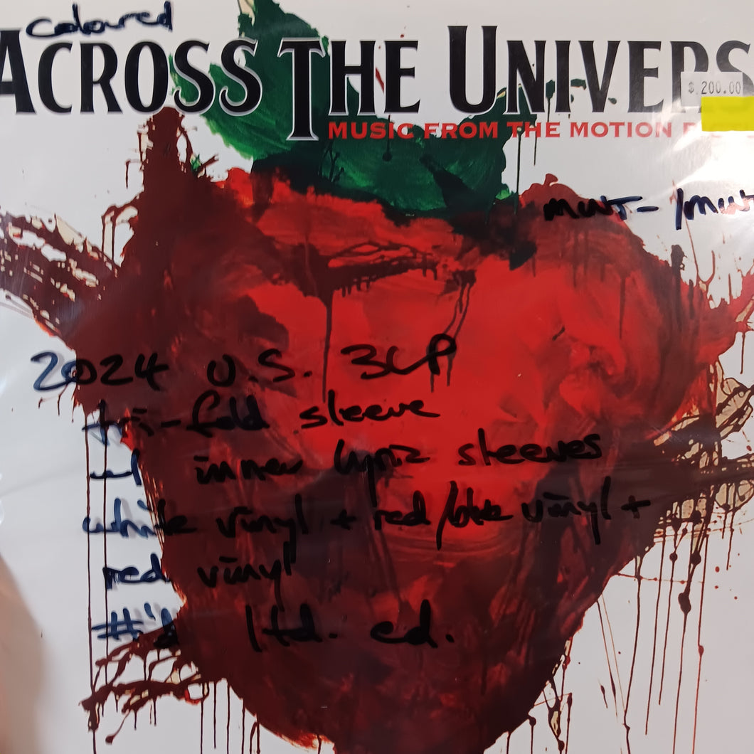 VARIOUS ARTISTS - ACROSS THE UNIVERSE OST SOUNDTRACK (COLOURED) (3LP) (USED VINYL 2024 US M-/M-)