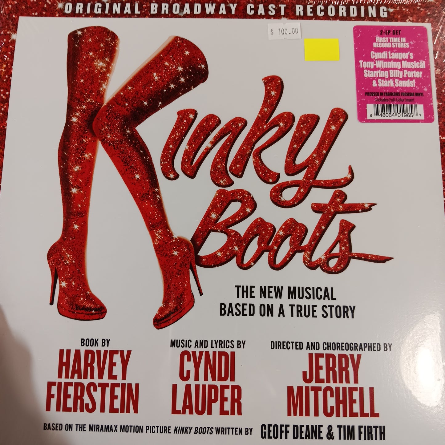 VARIOUS ARTISTS - KINKY BOOTS (FUCHSIA COLOURED) (2LP) ORIGINAL BROADWAY CAST VINYL
