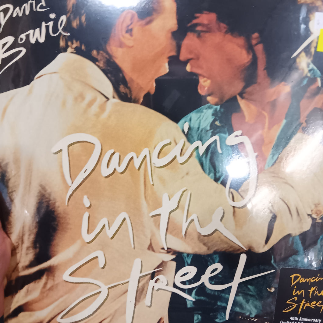 DAVID BOWIE AND MICK JAGGER - DANCING IN THE STREET (WHITE COLOURED)VINYL
