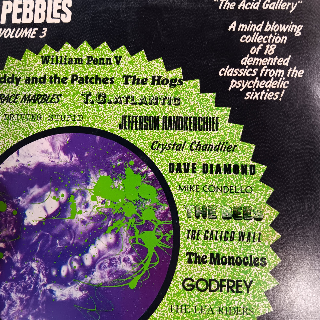 VARIOUS - PEBBLES: VOLUME 3: THE ACID GALLERY (USED VINYL 1979 US EX/EX+)