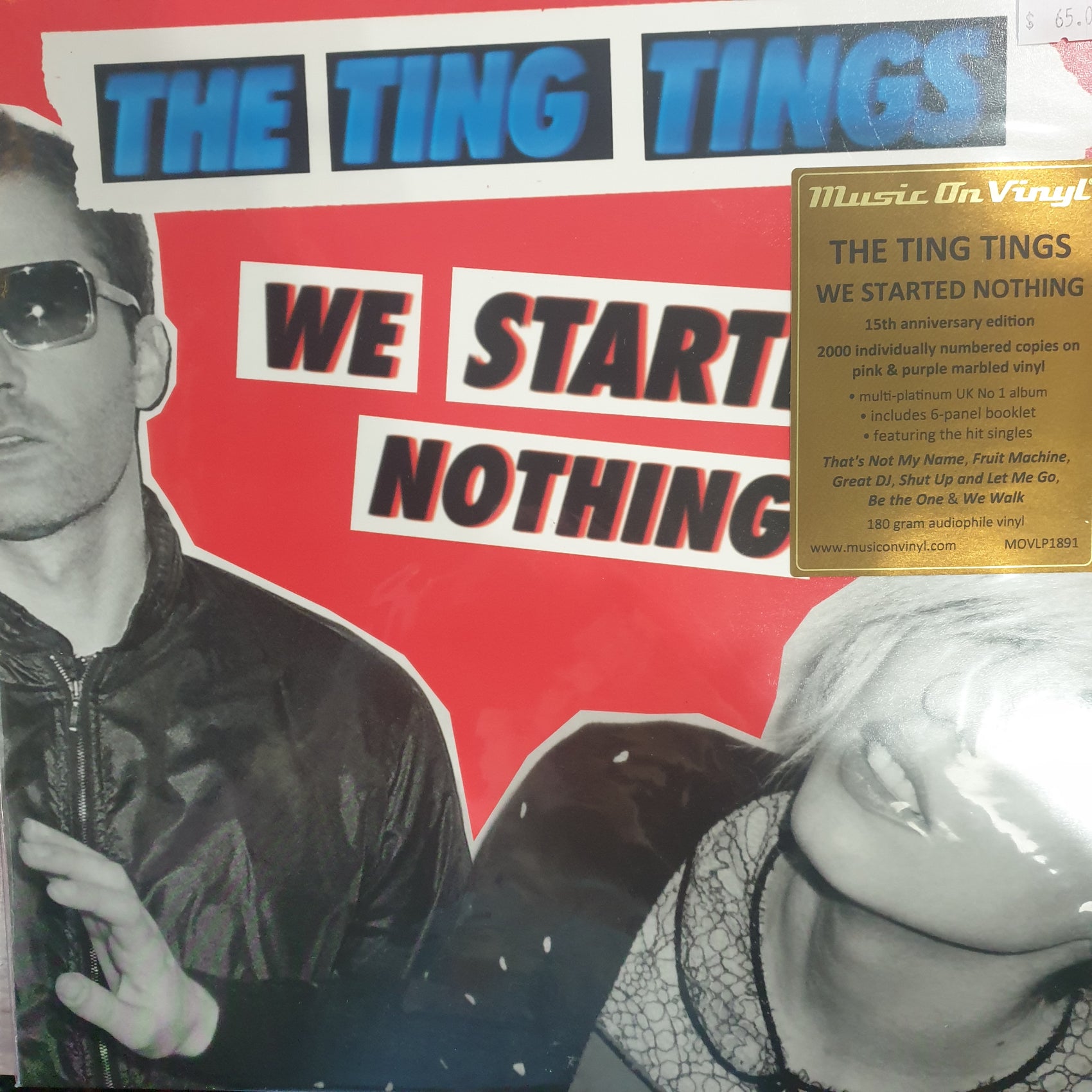 TING TINGS - WE START NOTHING (COLOURED) VINYL