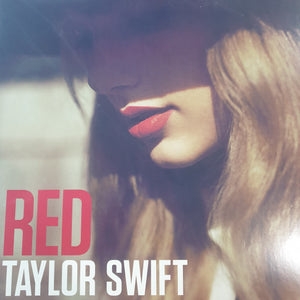 TAYLOR SWIFT - RED (CLEAR COLOURED) (BLACK FRIDAY RSD PRESSING) (2LP) (USED VINYL 2018 EURO M-/EX)