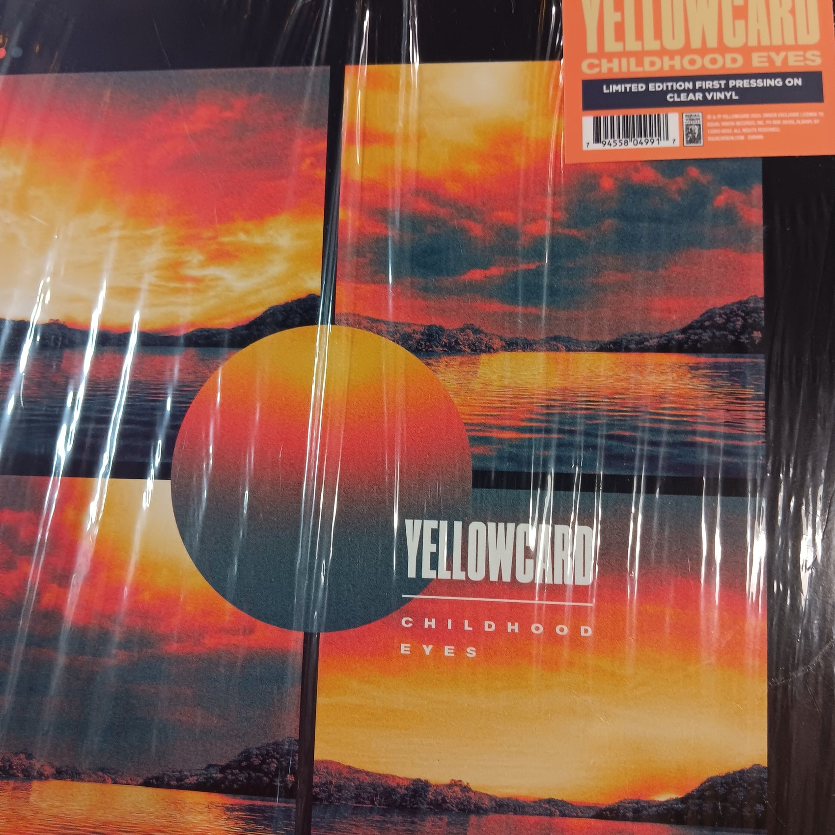 YELLOWCARD - CHILDHOOD EYES (CLEAR COLOURED) (USED VINYL 2023 US M-/M-)