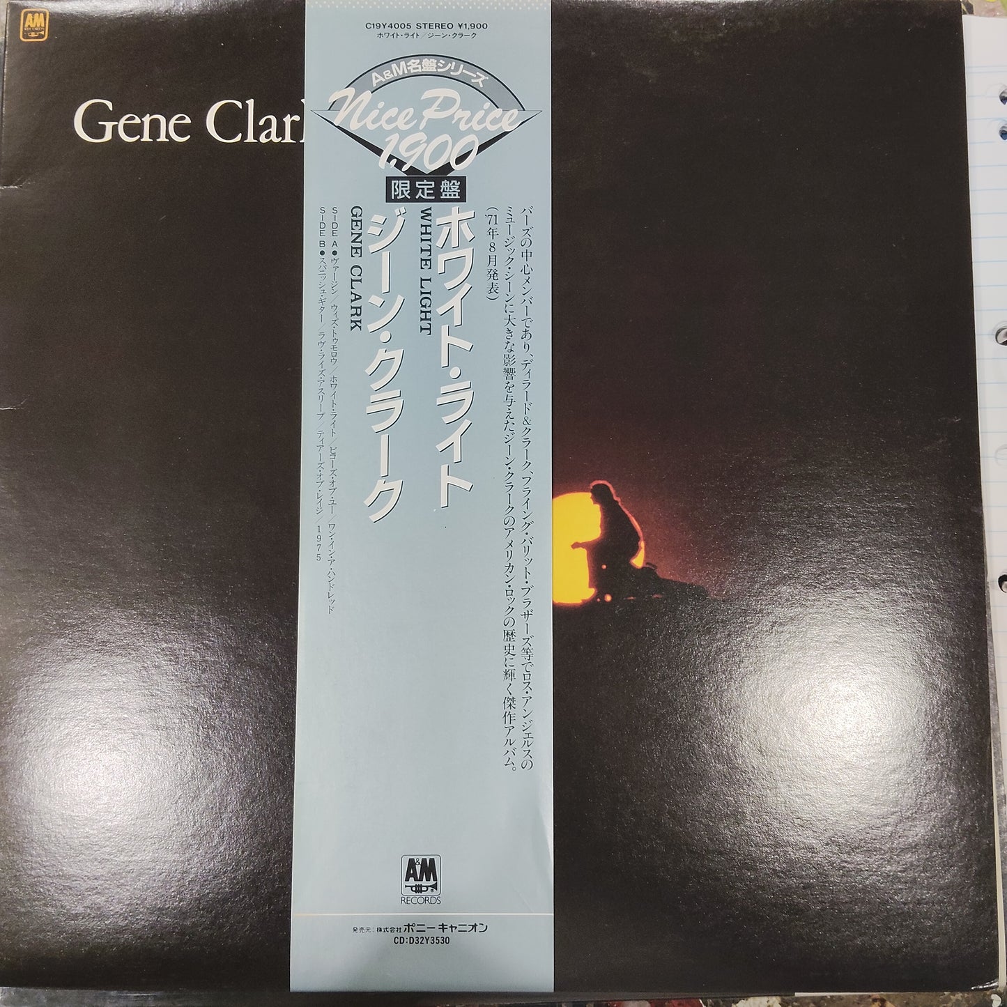 GENE CLARK - WHITE LIGHT (USED VINYL 1987 JAPAN M- EX+)