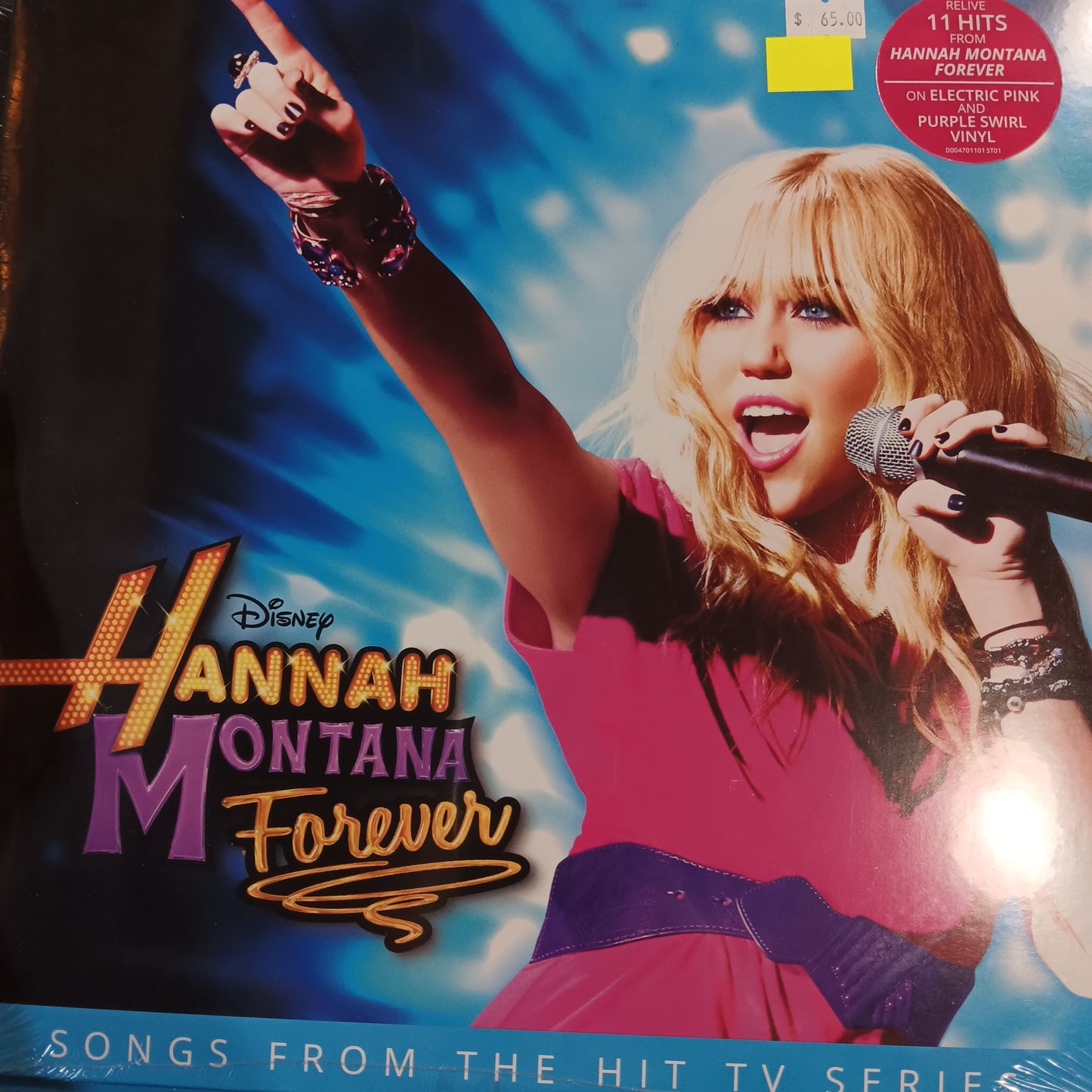 VARIOUS ARTISTS - HANNAH MONTANA FOREVER SOUNDTRACK (COLOURED) VINYL