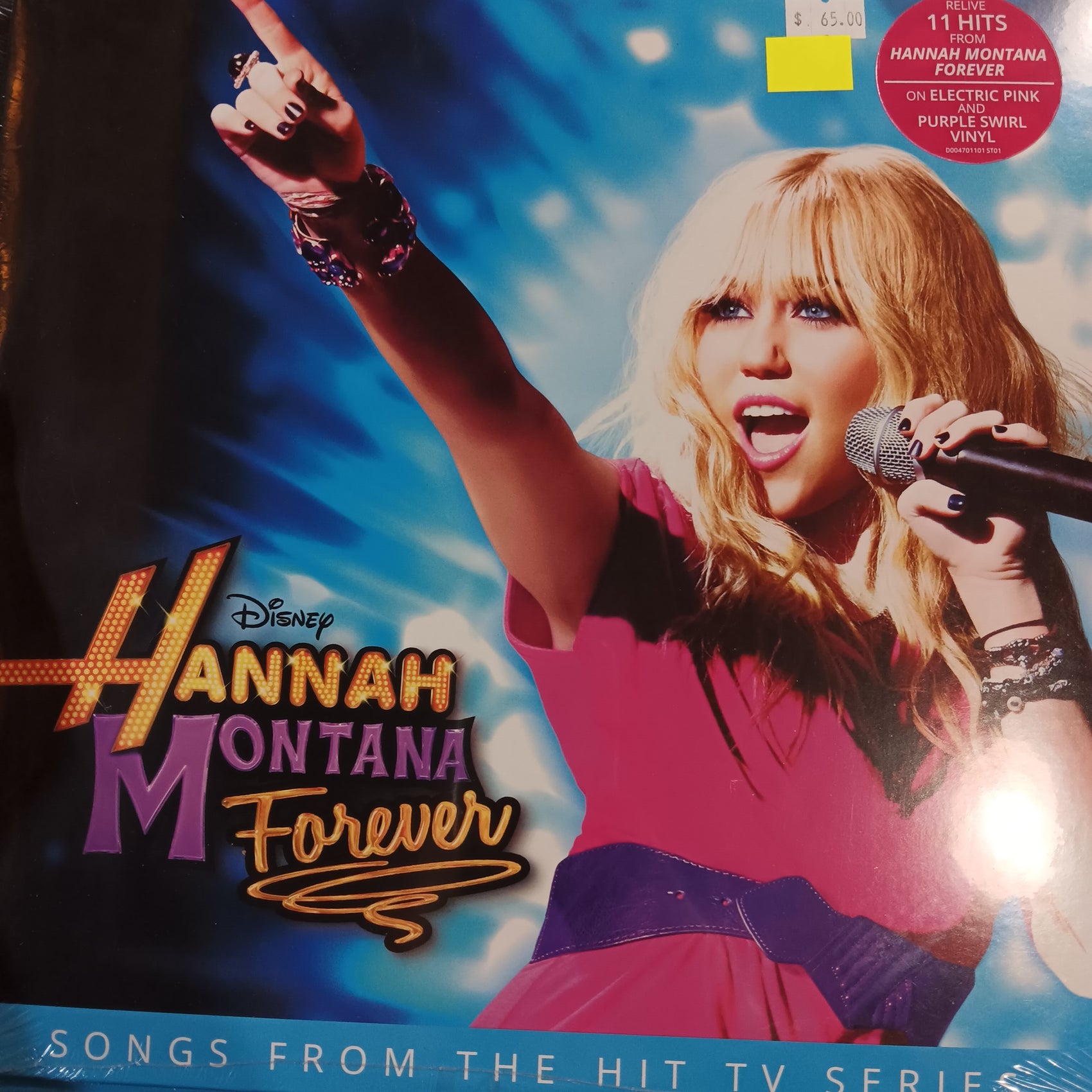 VARIOUS ARTISTS - HANNAH MONTANA FOREVER SOUNDTRACK (COLOURED) VINYL