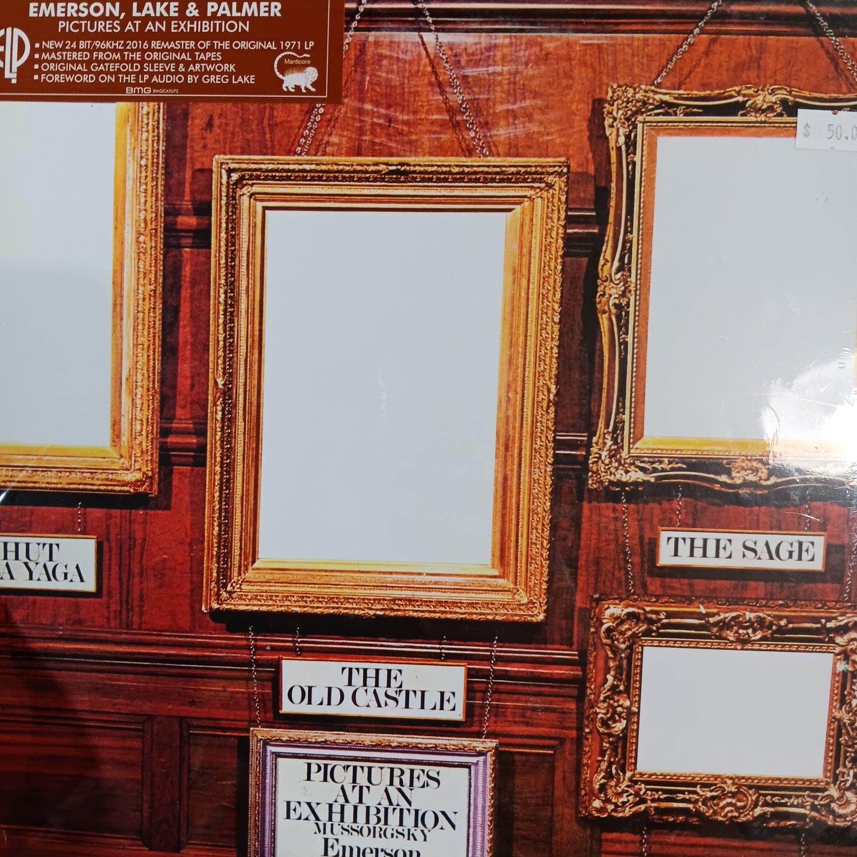 EMERSON, LAKE AND PALMER - PICTURES AT AN EXHIBITION VINYL