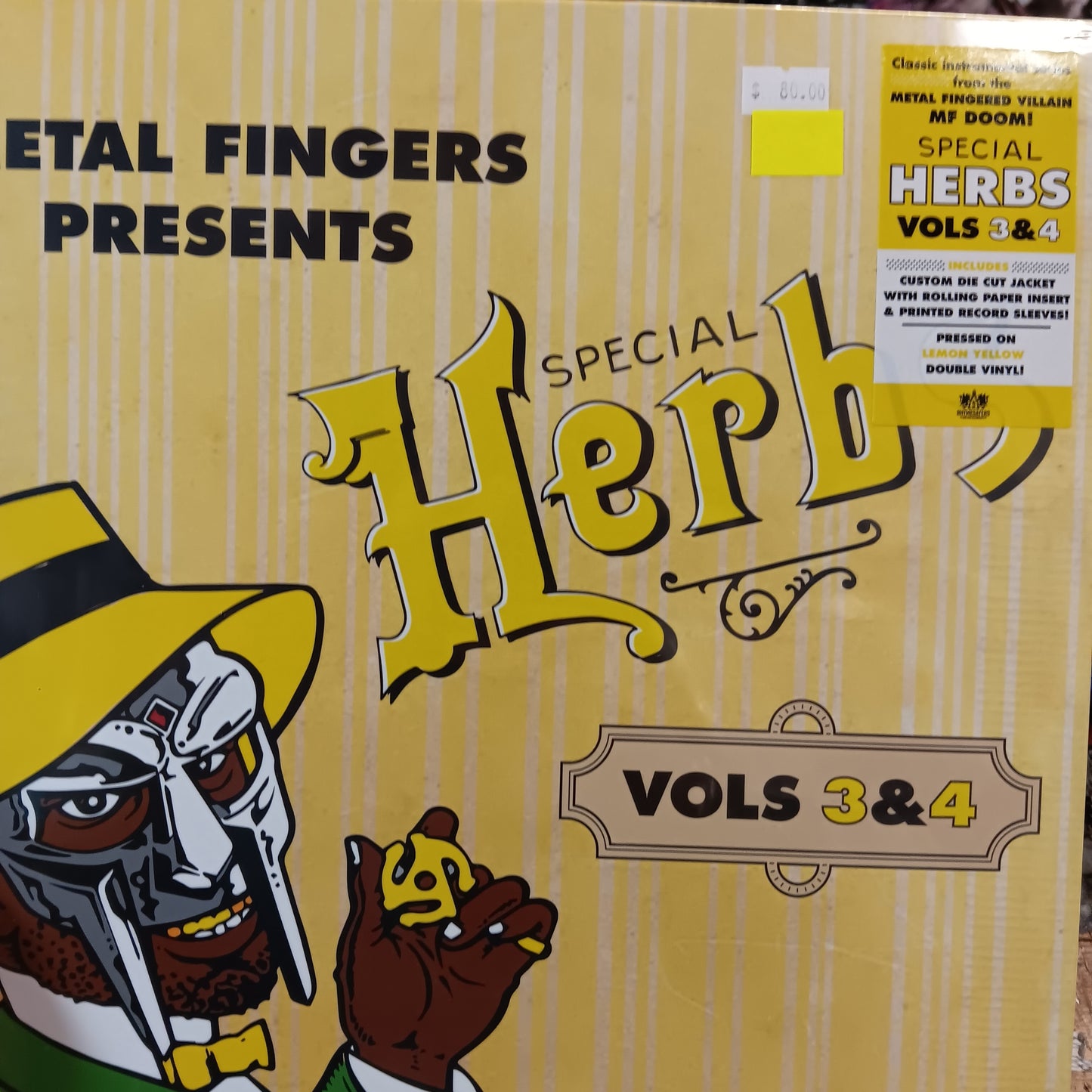 METAL FINGERS ‎- SPECIAL HERBS VOLUME 3 & 4 (COLOURED) (2LP) VINYL