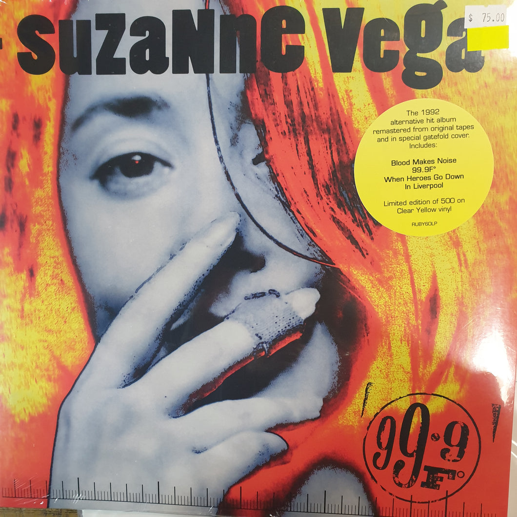 SUZANNE VEGA - 99.9 F (YELLOW COLOURED) VINYL