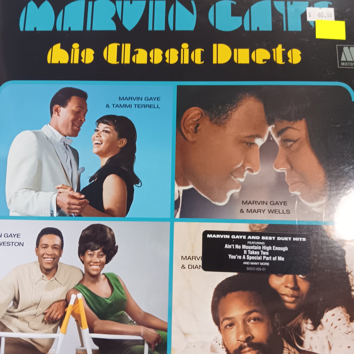 MARVIN GAYE - HIS CLASSIC DUETS VINYL