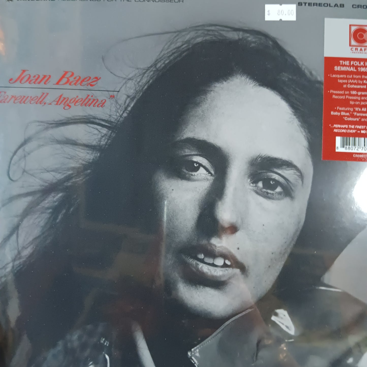 JOAN BAEZ - FAREWELL, ANGELINA VINYL