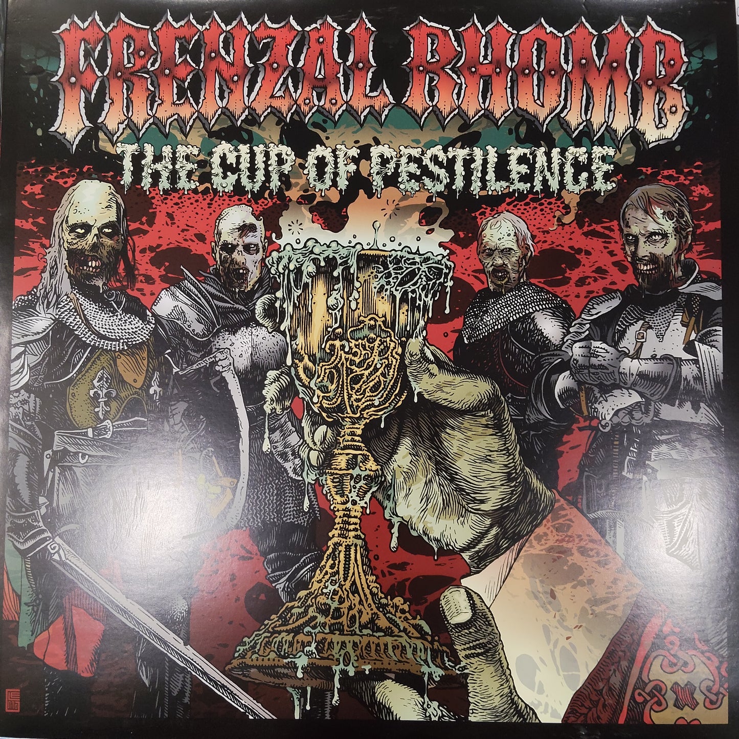 FRENZAL RHOMB - THE CUP OF PESTILENCE (USED VINYL 2023 AUS BROWN M- M-)