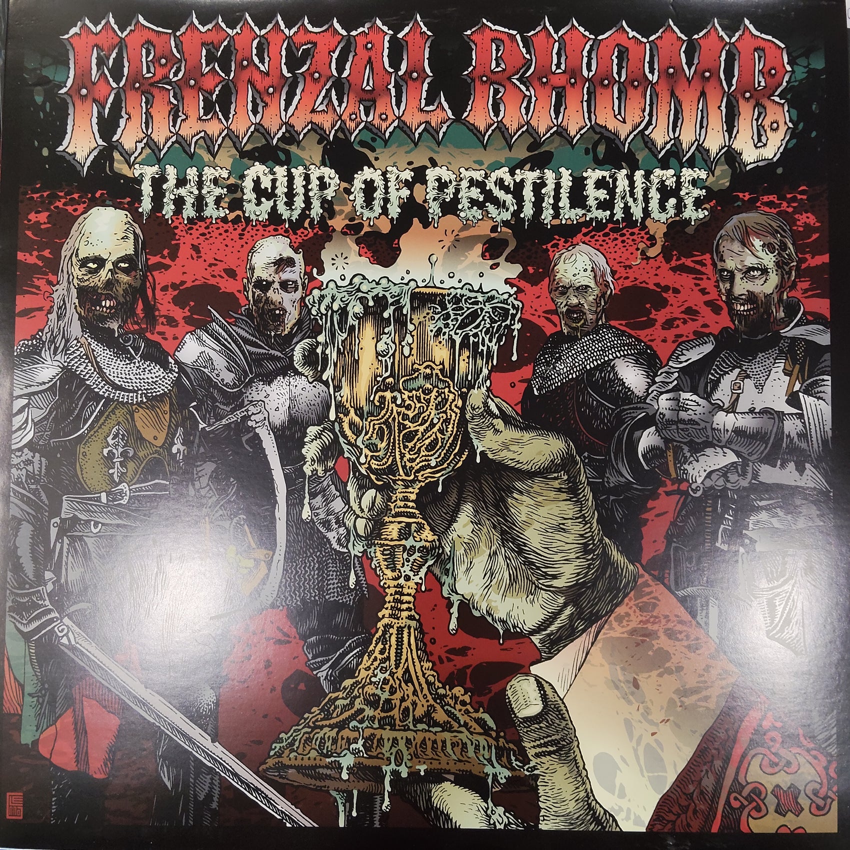 FRENZAL RHOMB - THE CUP OF PESTILENCE (USED VINYL 2023 AUS BROWN M- M-)