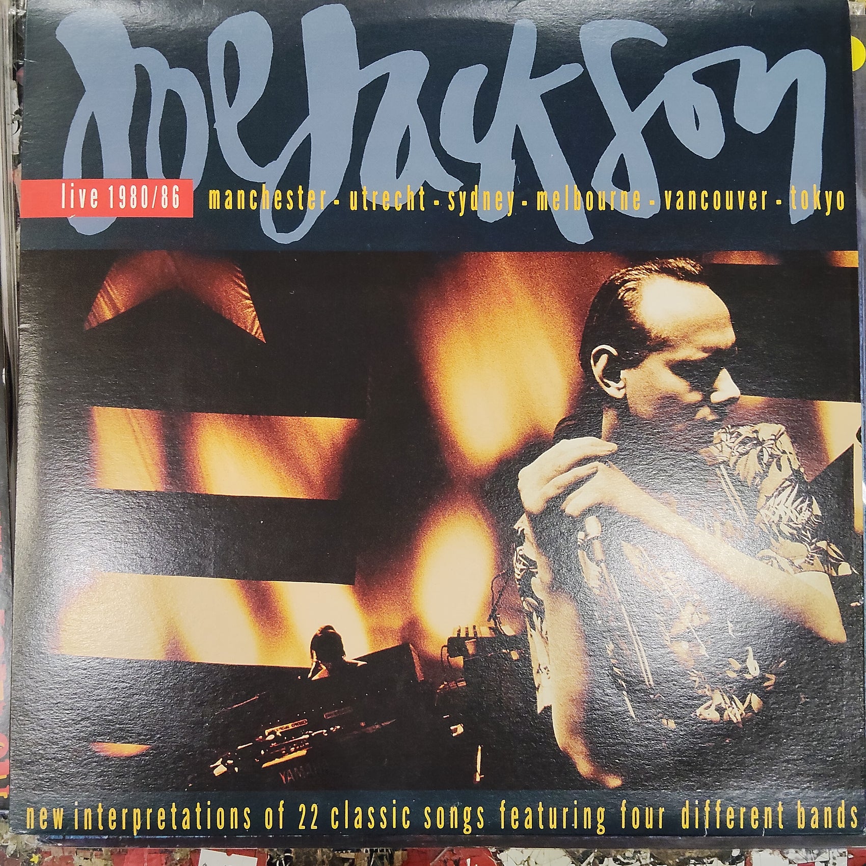 JOE JACKSON - LIVE 1980/86 (USED VINYL 1988 AUS 2LP M- M-)