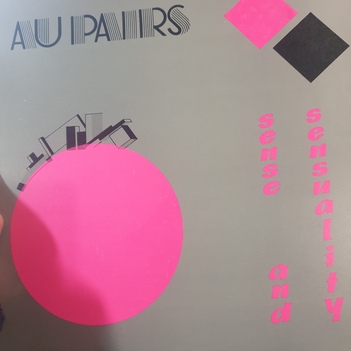 AU PAIRS - SENSE AND SENSUALITY (SILVER COLOURED) VINYL