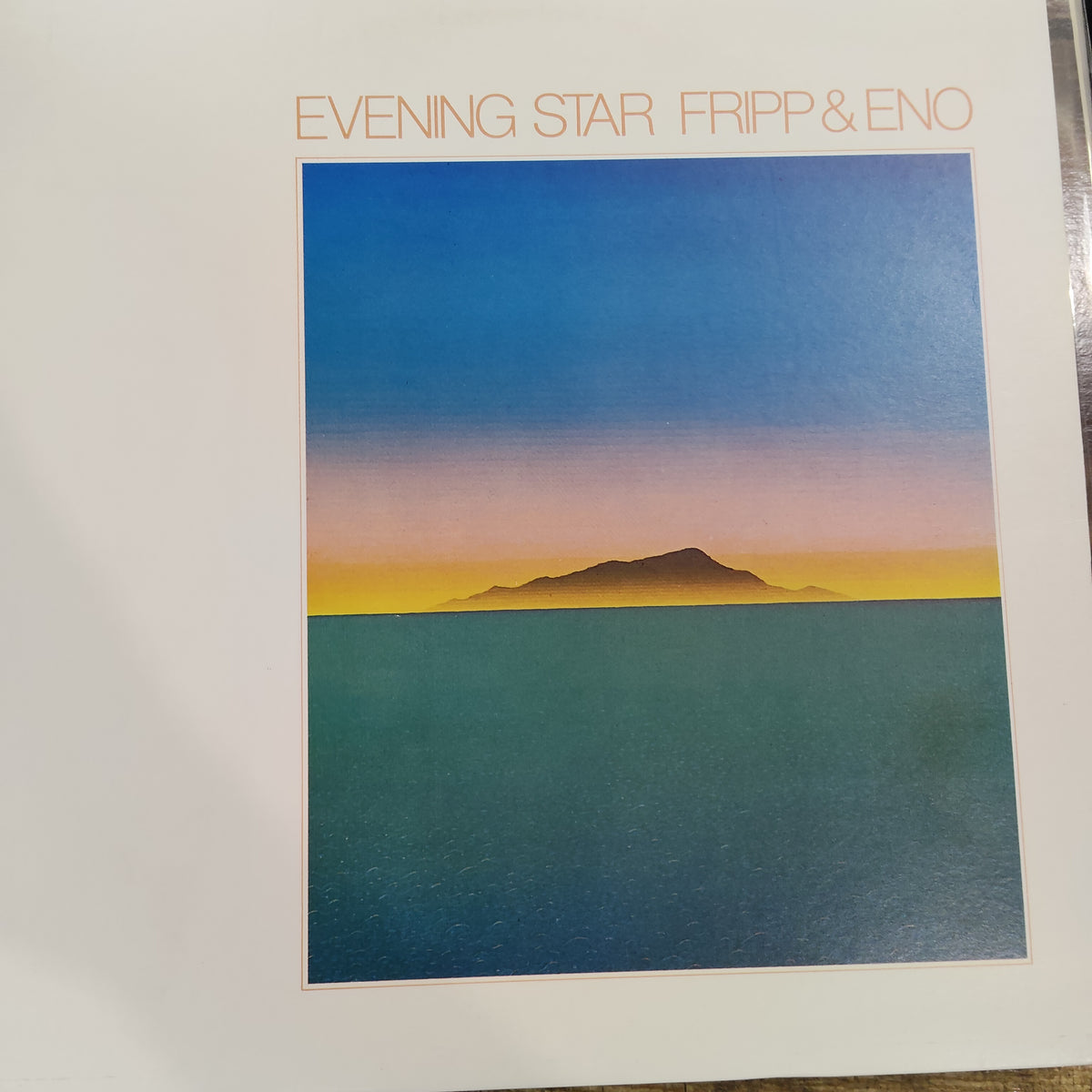 FRIPP AND ENO - EVENING STAR (USED VINYL 1977 U.K. M- M-)