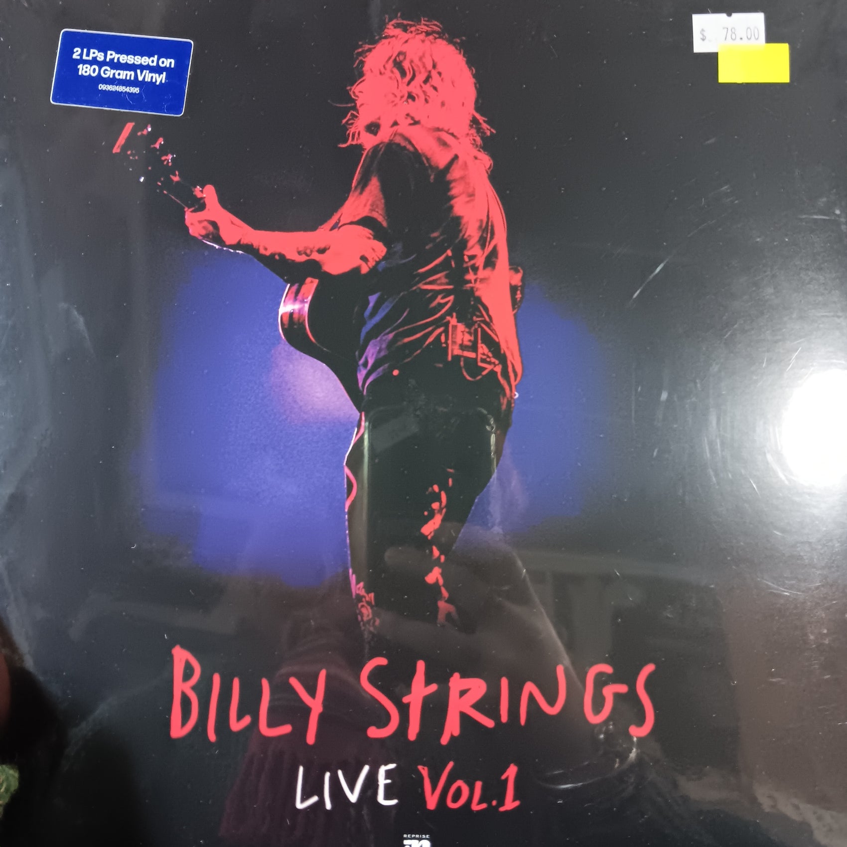 BILLY STRINGS - LIVE VOLUME 1 (2LP) VINYL