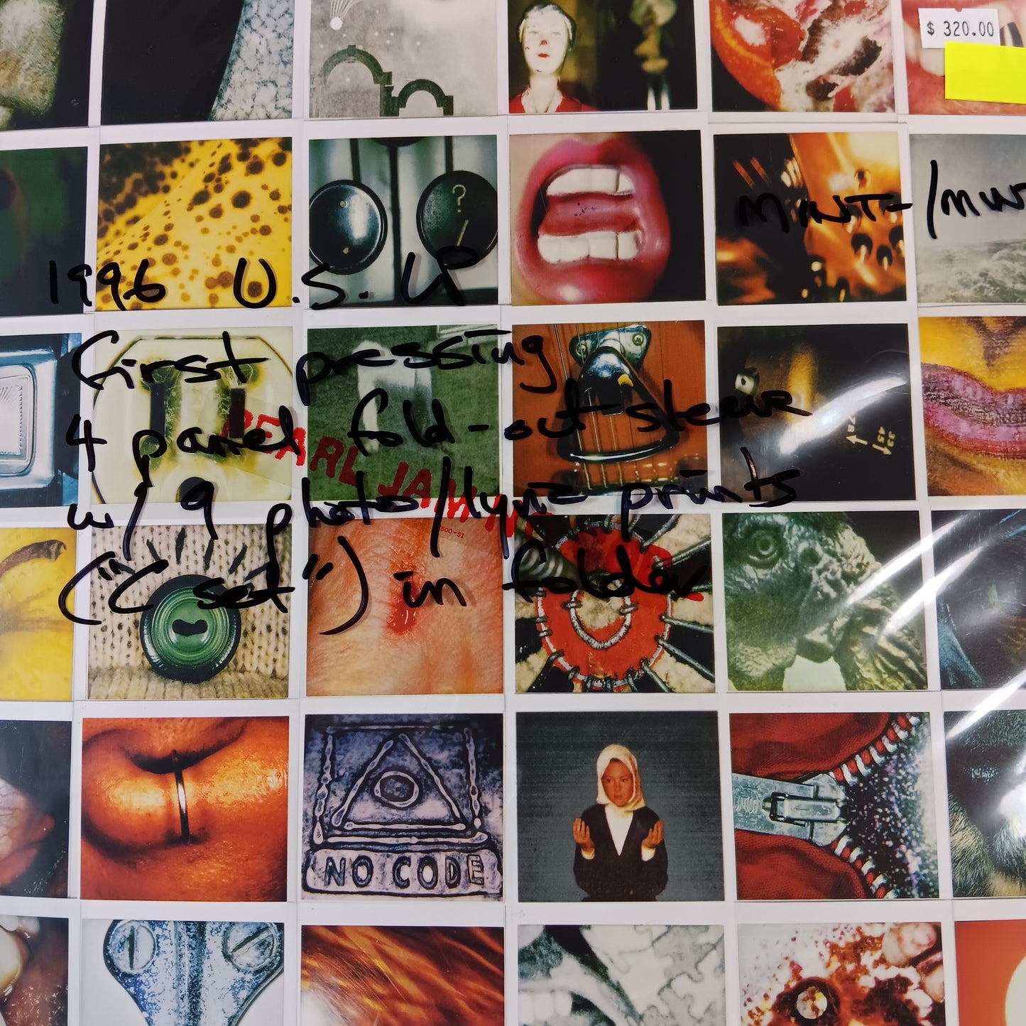 PEARL JAM - NO CODE (USED VINYL 1996 US M-/M-)