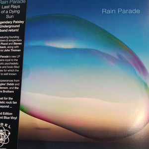 RAIN PARADE - LAST RAYS OF A DYING SUN (BLUE COLOURED) (USED VINYL 2023 EURO M-/M-)