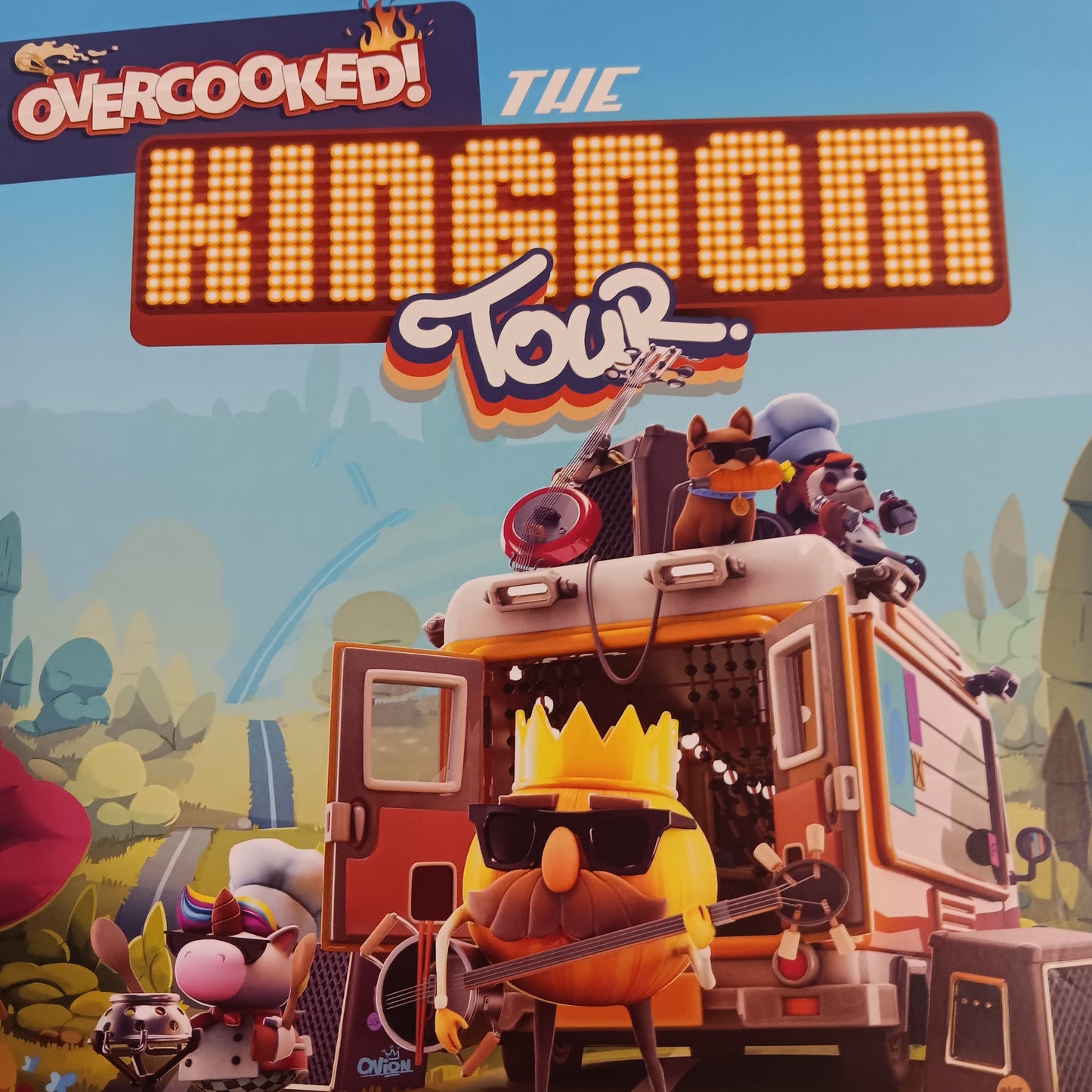 OVERCOOKED - THE KINGDOM TOUR (CLEAR AND RED COLOURED) (USED VINYL 2021 UK M-/M-)